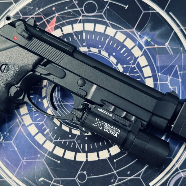 Custom KJ M9A1 Tactical + Tracer Gas Blowback Gel Blaster - Black