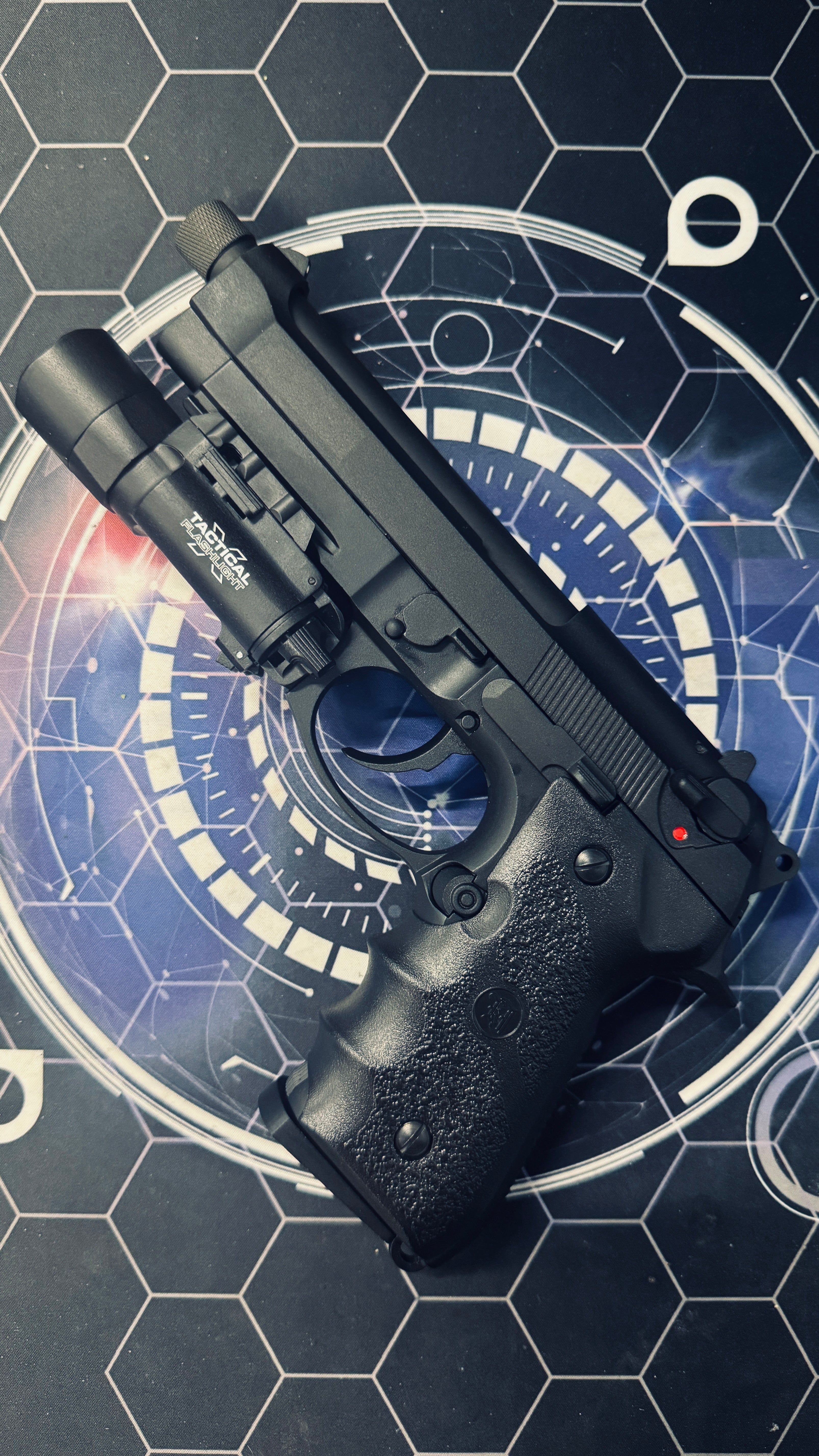 Custom KJ M9A1 Tactical Gas Blowback Gel Blaster - Black - Image 4