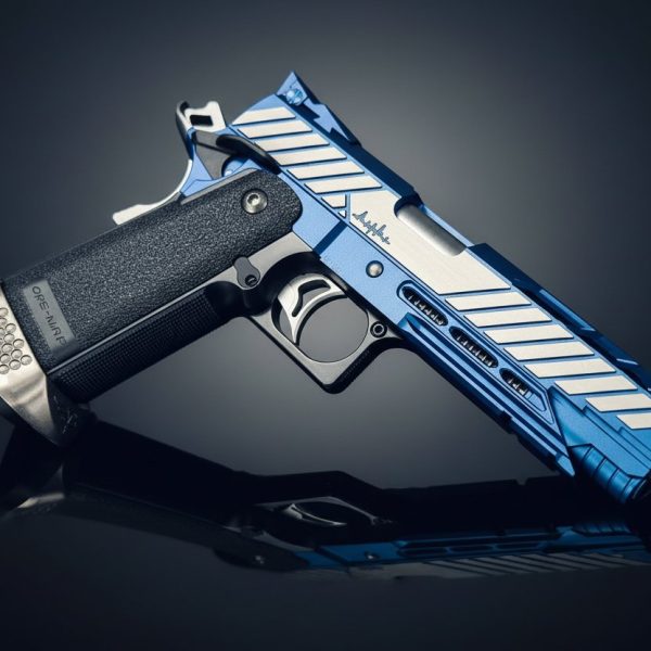 Custom Tokyo Marui / Dr Black "850 Shark" Hi Capa 5.1 Gas Pistol - Blue
