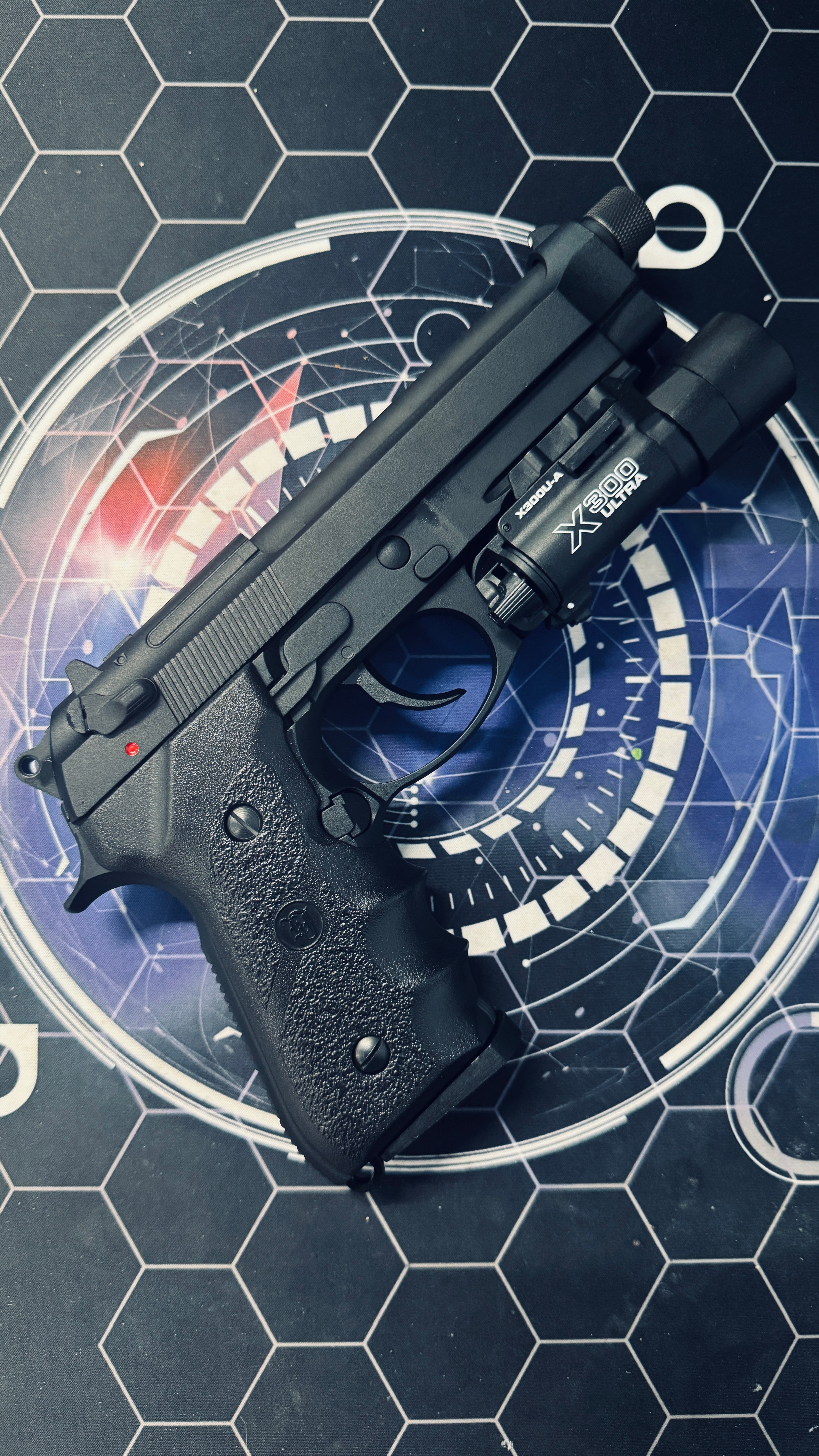Custom KJ M9A1 Tactical Gas Blowback Gel Blaster - Black - Image 3