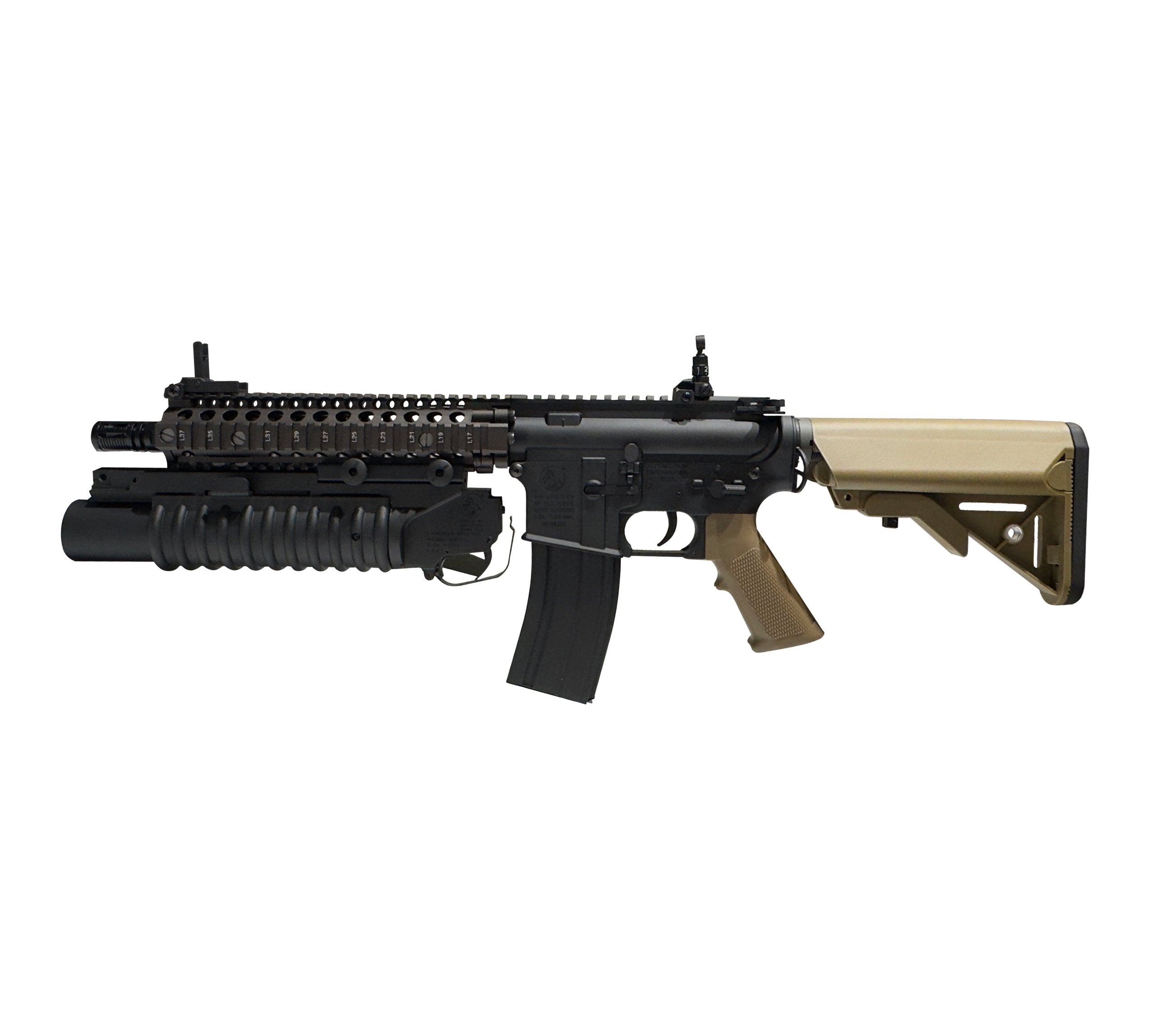 E&C MK18 Mod 1 W/Grenade Launcher AEG Gel Blaster - Image 2