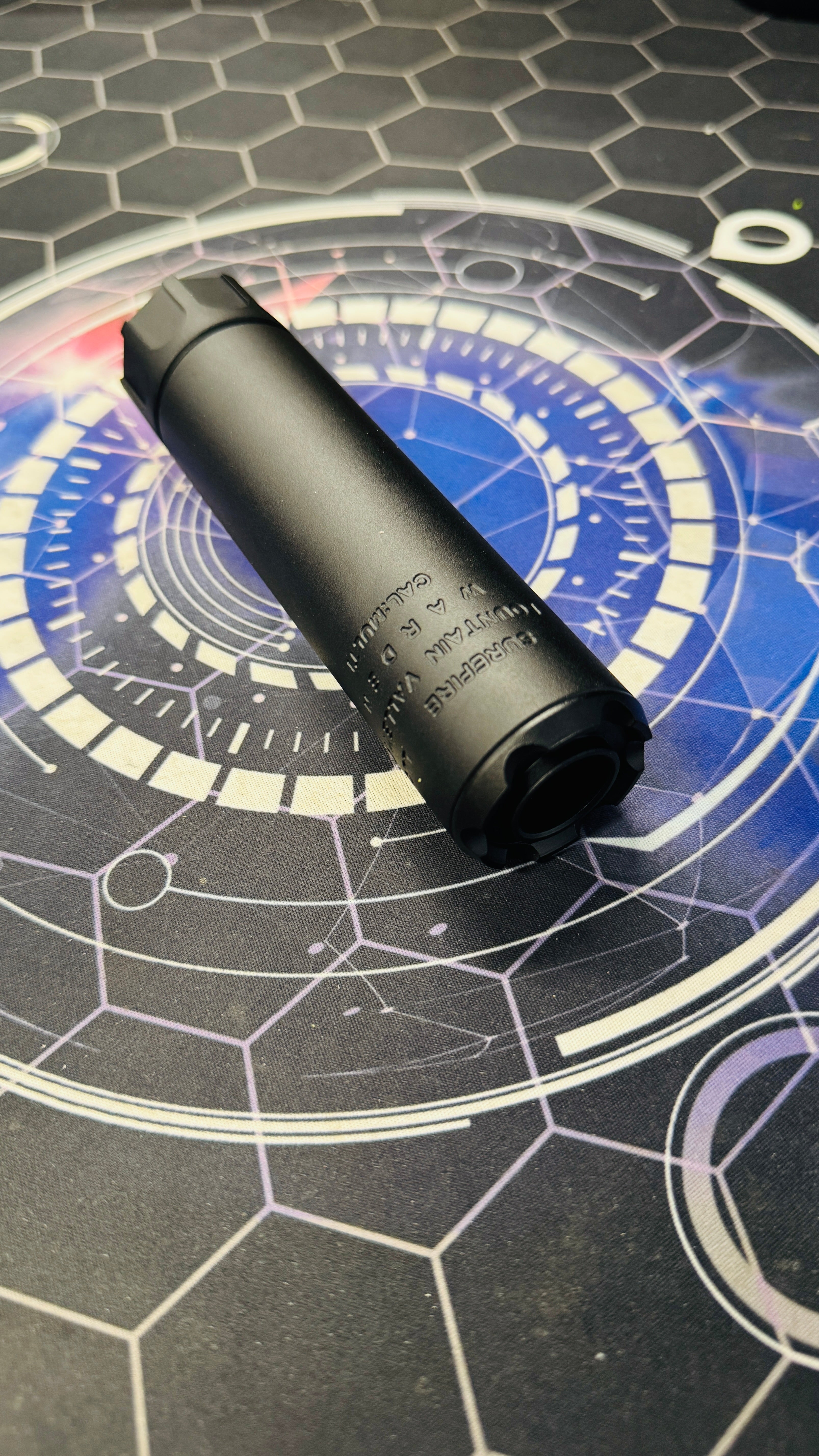 Surefire Warden 5' Full Metal Mock Suppressor (14mm CCW) Black - Image 7