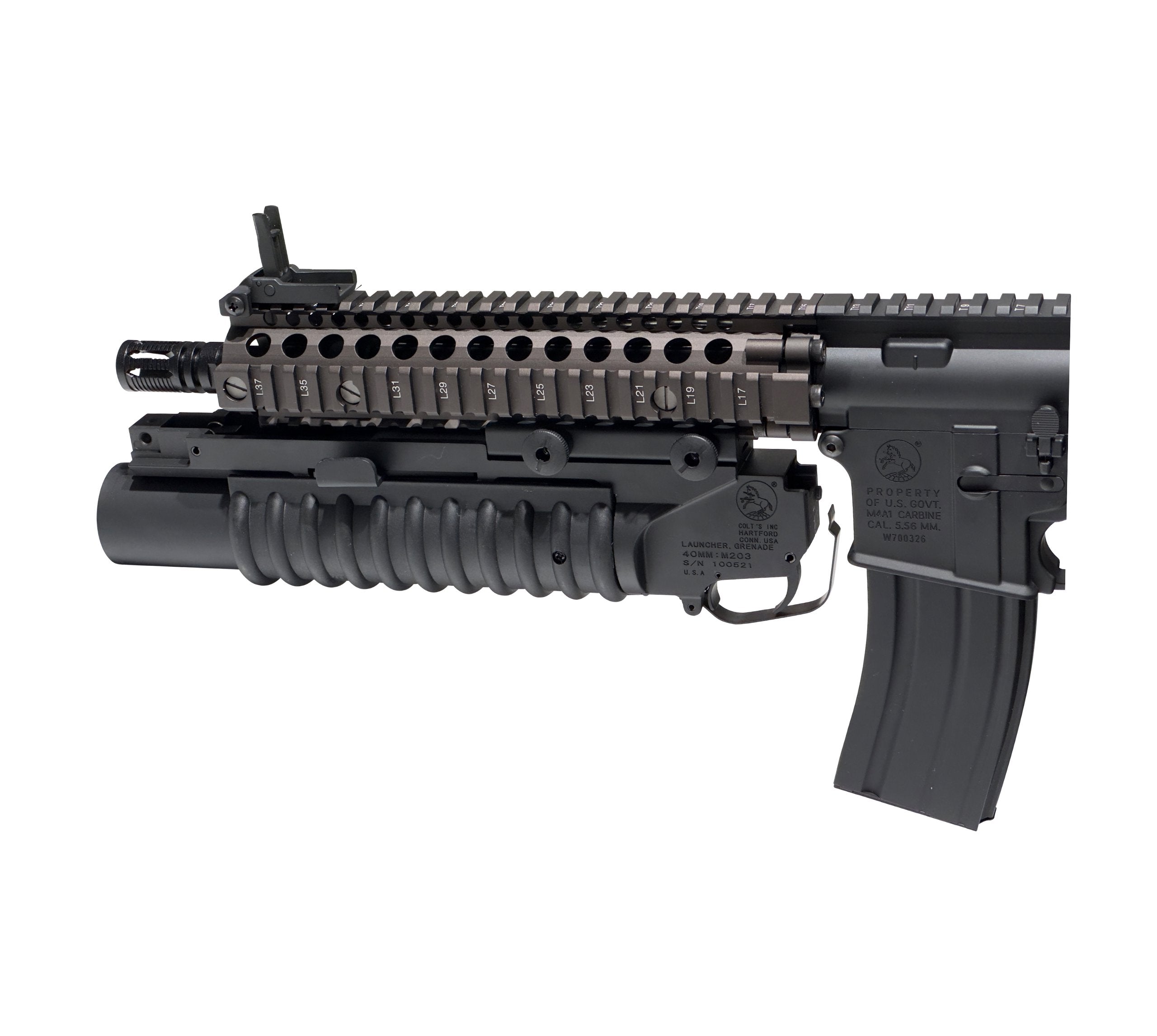 E&C MK18 Mod 1 W/Grenade Launcher AEG Gel Blaster - Image 5