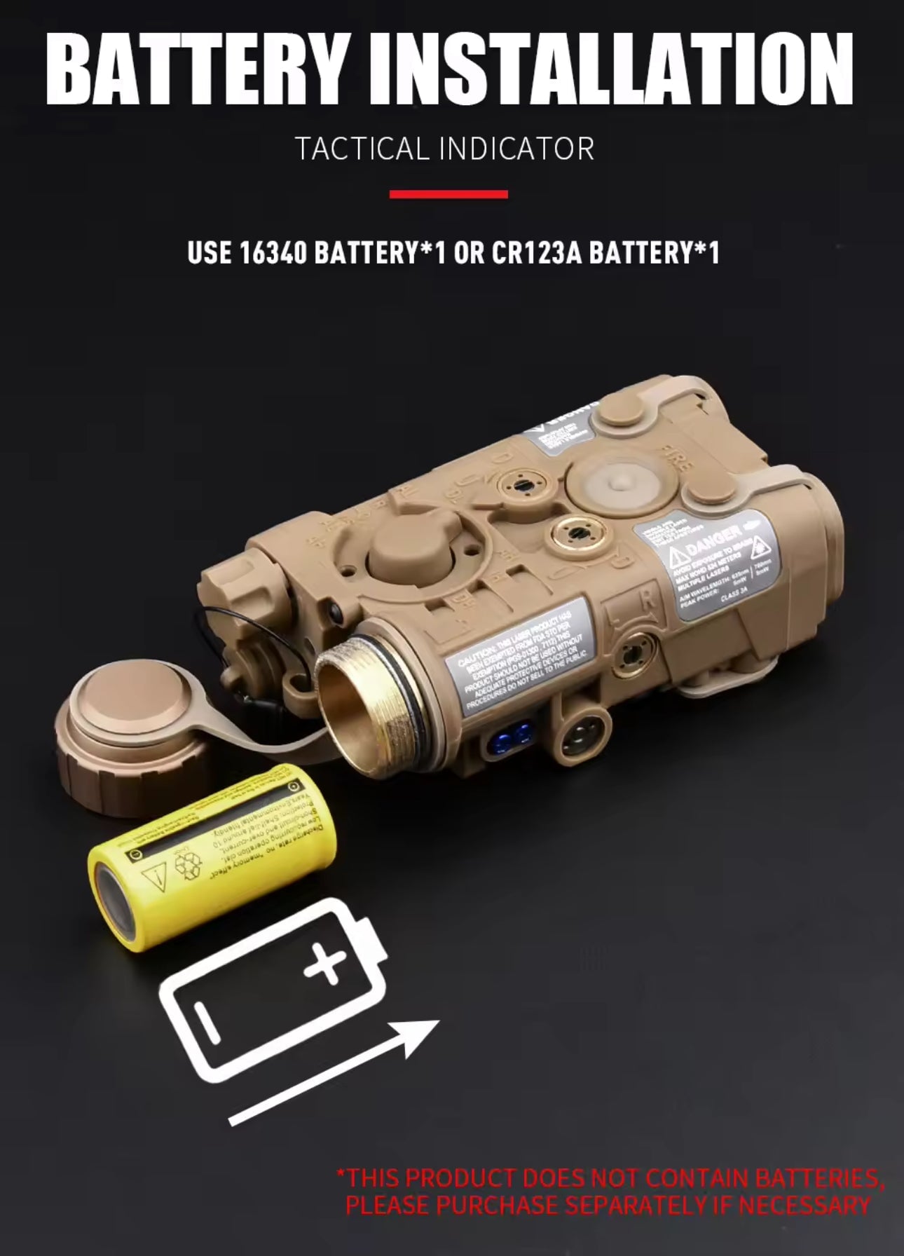 NGAL Tactical Flashlight Set w/20mm Rail/MLOK Remote Switch - Image 5