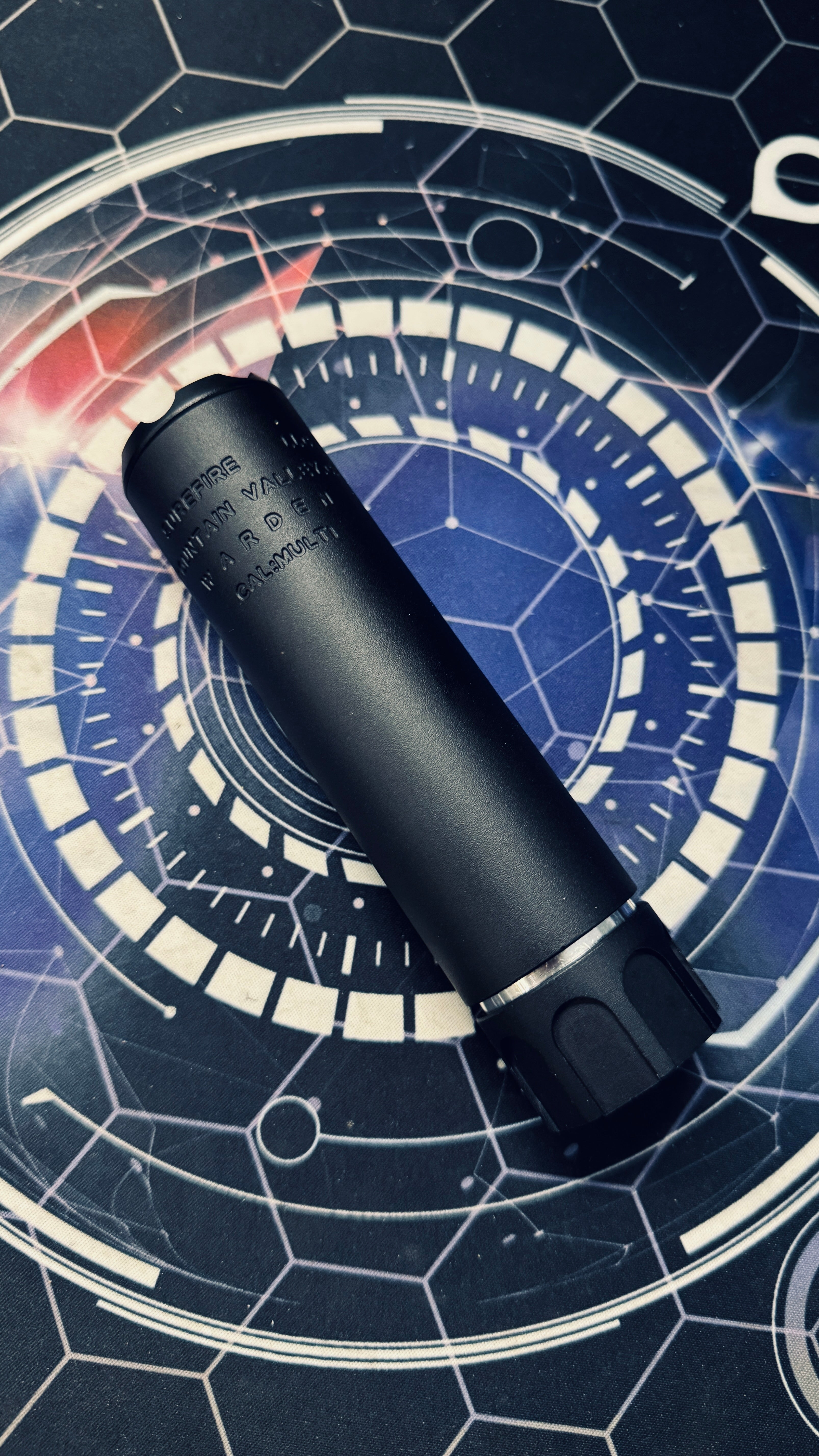 Surefire Warden 5' Full Metal Mock Suppressor (14mm CCW) Black - Image 3