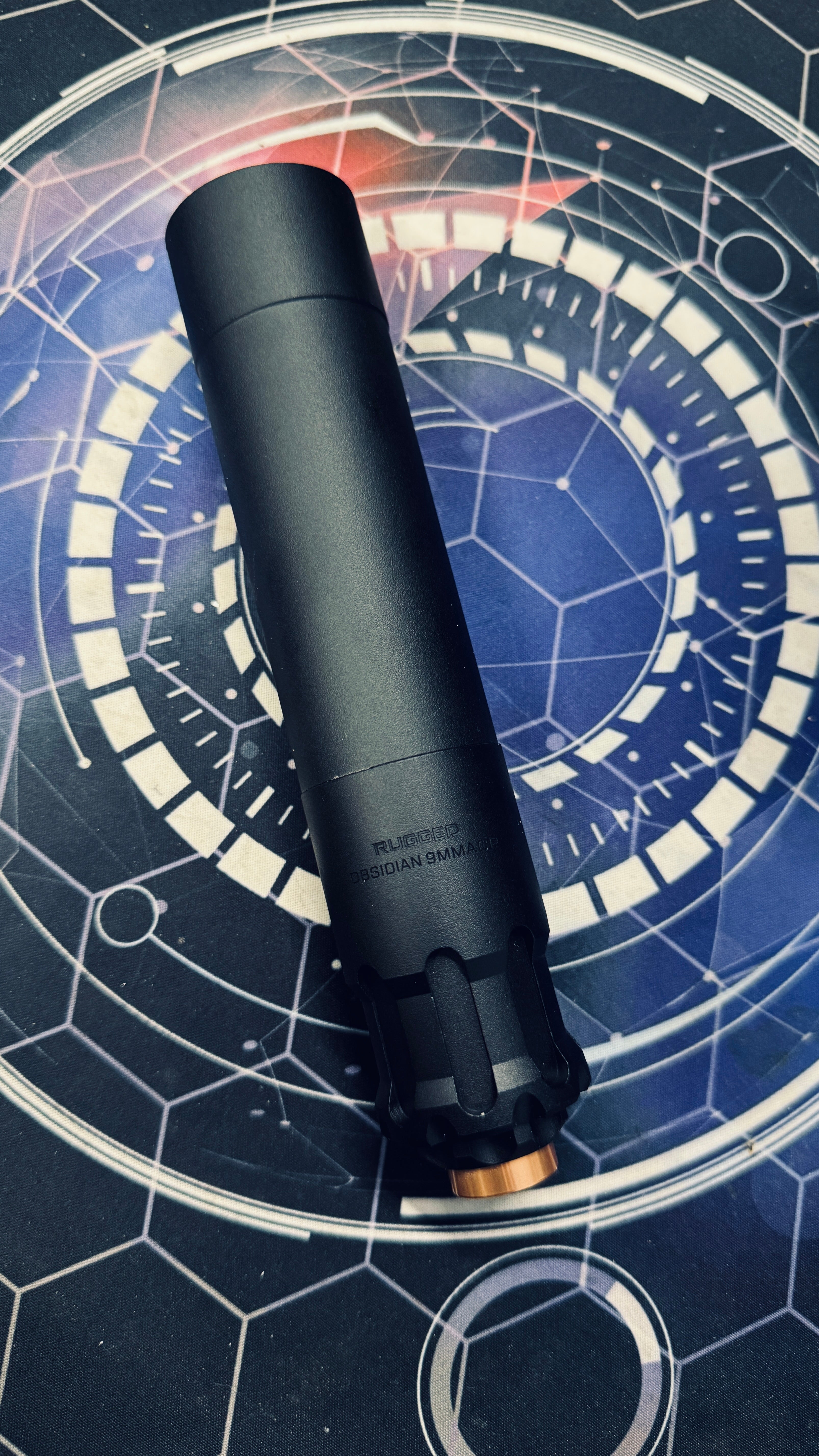 Ruger Obsidian Full Metal Mock Suppressor (14mm CCW) Black - Image 2