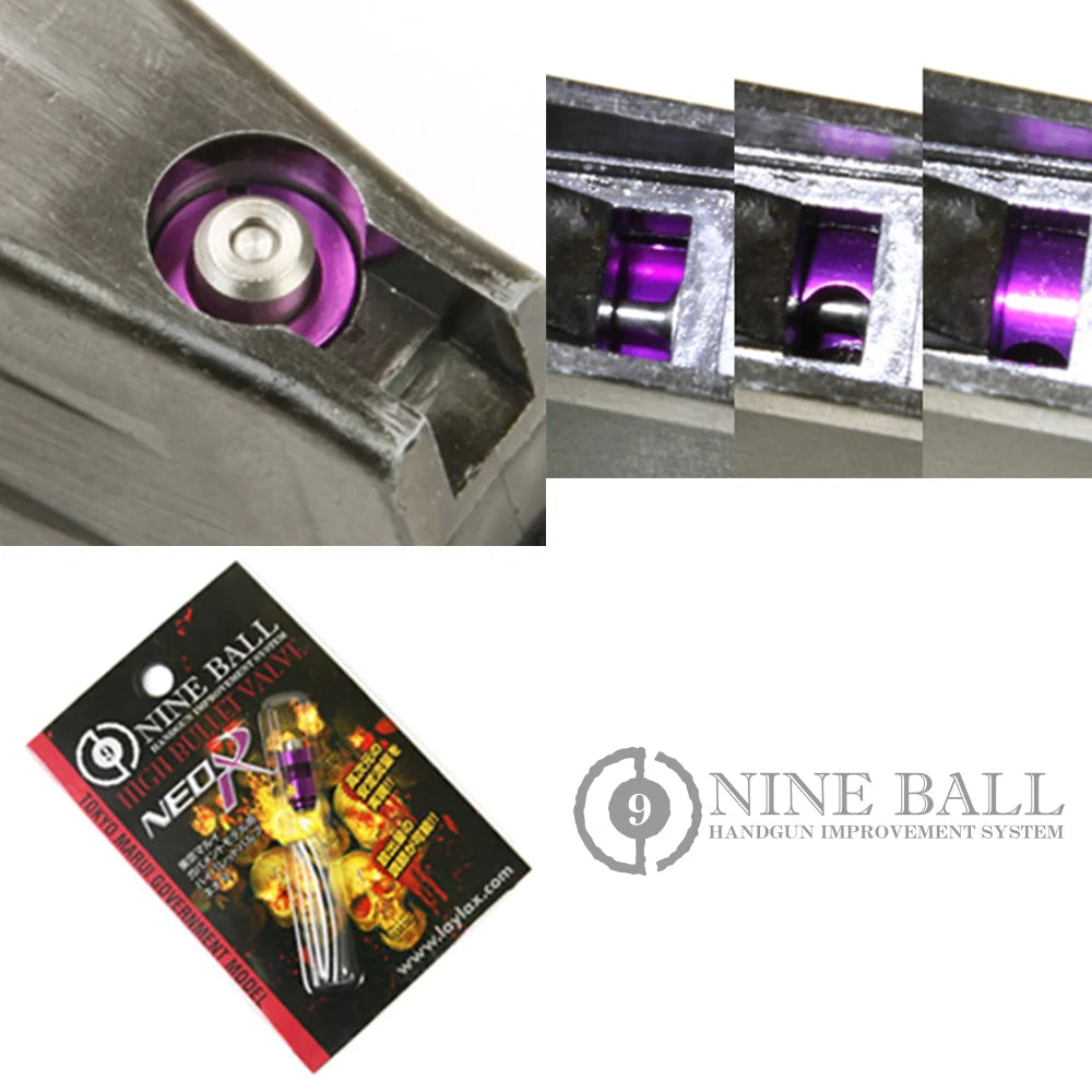 Nine Ball High Bullet Valve NEO R Hi Capa Series/M4A1 MWS/M1911/M45A1/FN5-7 - Image 2