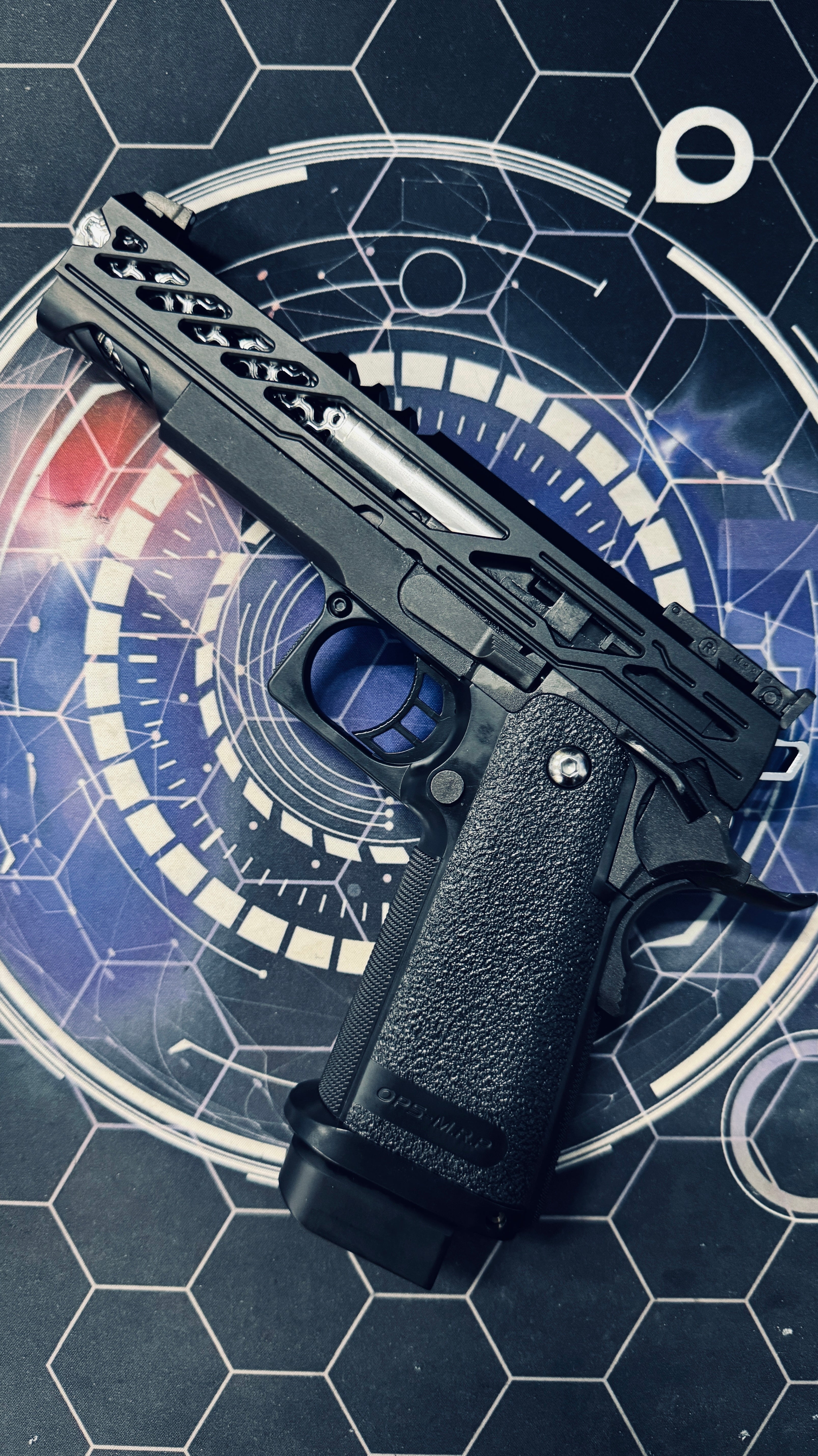 Custom Tokyo Marui/Dr Black Hi-Capa 5.1 GBB Pistol Gel Blaster - Type Y/Geom - Image 9