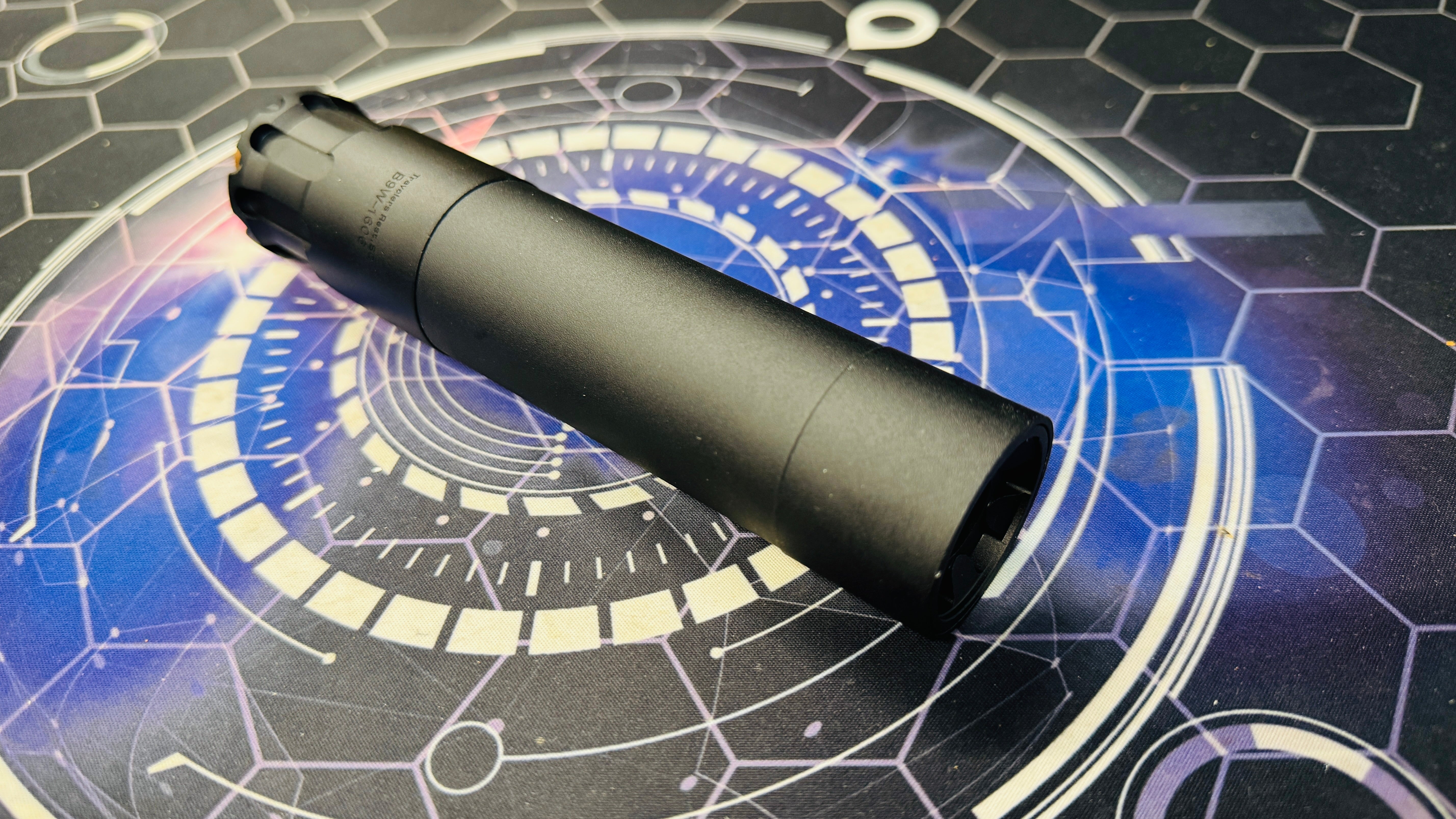 Surefire Warden 5' Full Metal Mock Suppressor (14mm CCW) Black - Image 4