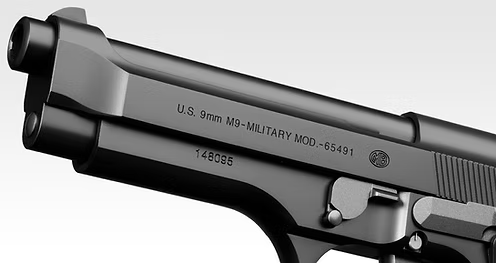 Tokyo Marui U.S. M9 Beretta GBB Pistol Gel Blaster - Black - Image 5