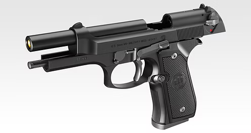 Tokyo Marui U.S. M9 Beretta GBB Pistol Gel Blaster - Black - Image 3