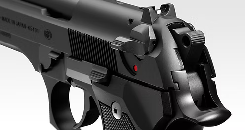Tokyo Marui U.S. M9 Beretta GBB Pistol Gel Blaster - Black - Image 4