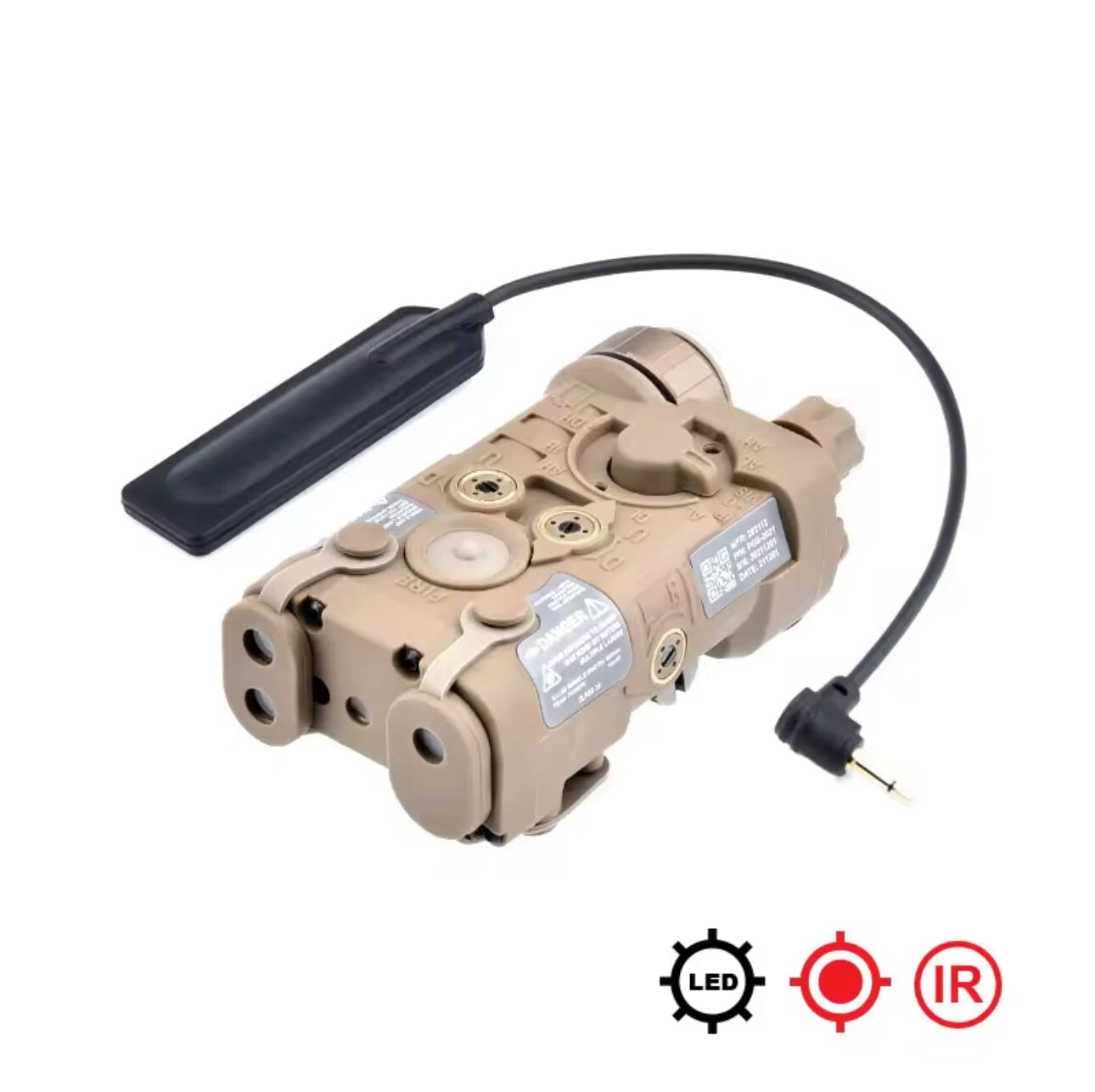 NGAL Tactical Flashlight Set w/20mm Rail/MLOK Remote Switch - Image 3