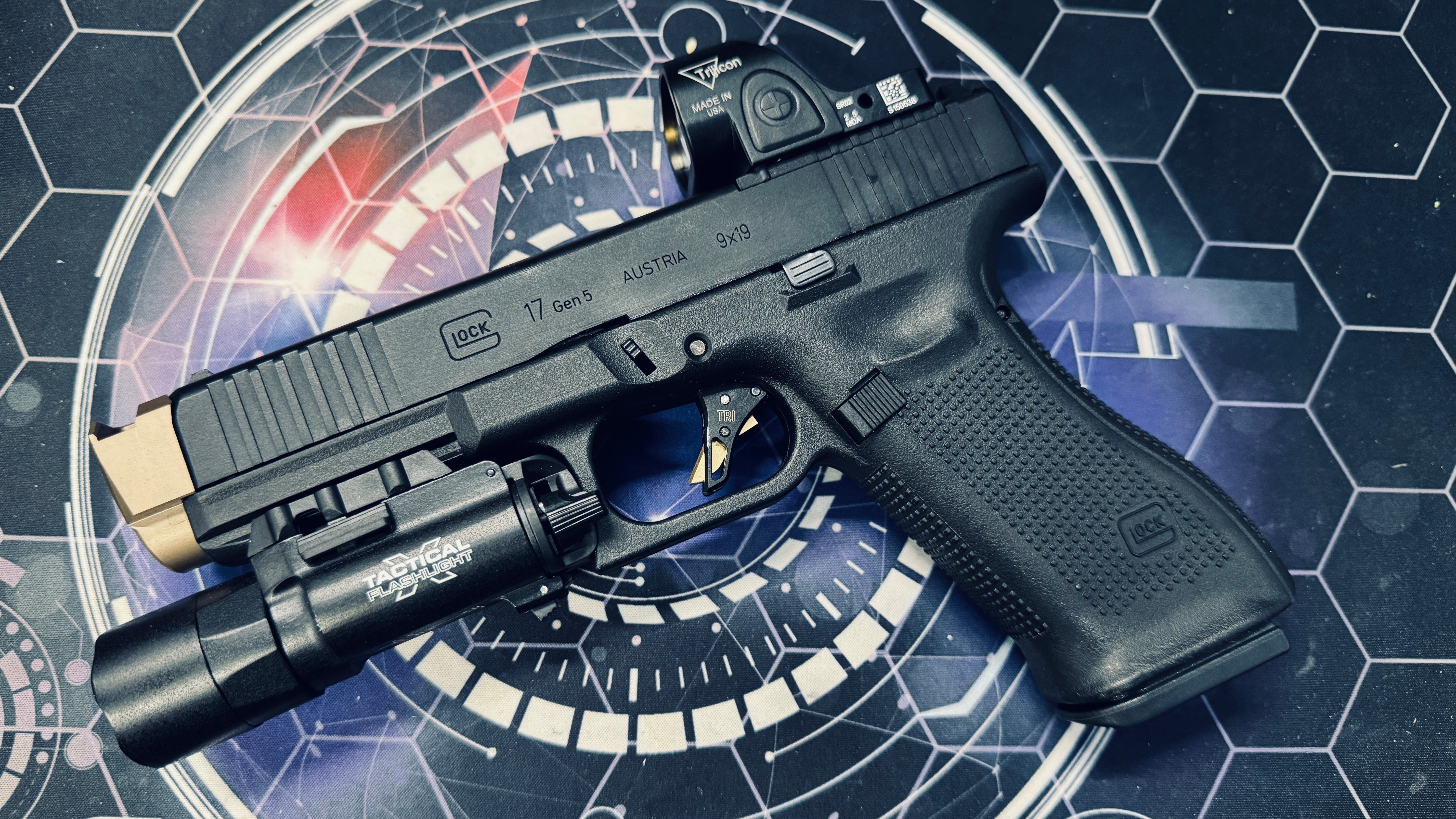 Custom Umarex Glock G17 MOS Gen 5 Gas Blowback Gel Blaster - Image 3