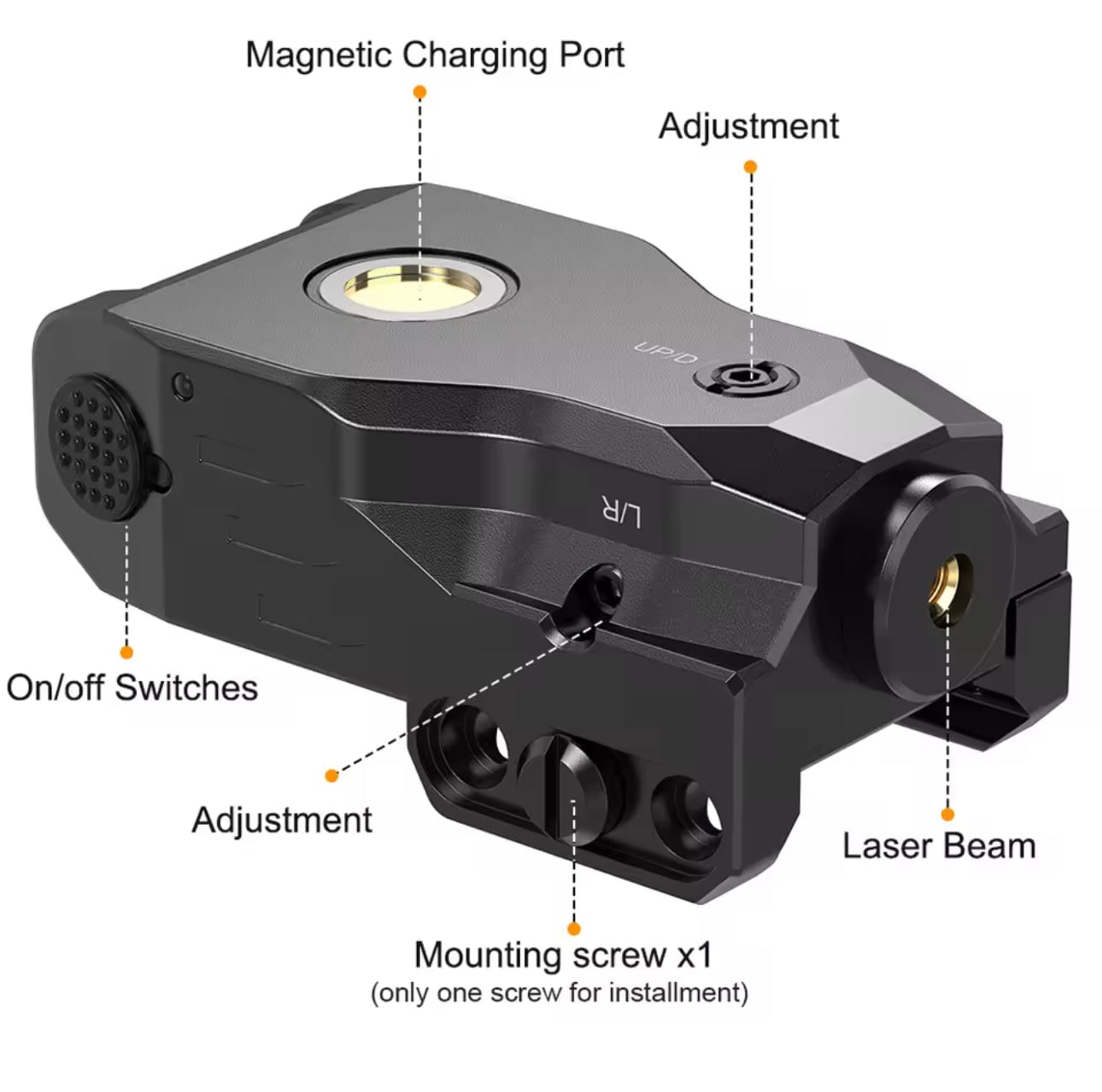 Pistol Laser Light - Red Ver. 2 - Image 2