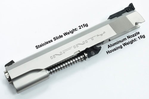 Guarder Stainless CNC Slide for MARUI HI-CAPA 5.1 (INFINITY/Silver) - Image 6