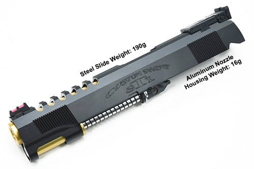 Guarder Steel CNC Slide for MARUI HI-CAPA 5.1 Gold Match (STI Custom/Black) - Image 6