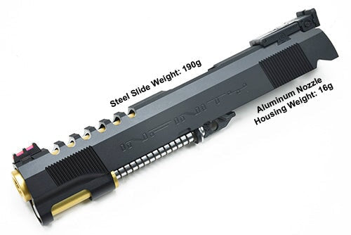 Guarder Steel CNC Slide for MARUI HI-CAPA 5.1 Gold Match (INFINITY/Black) - Image 6
