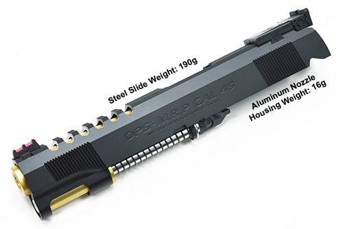 Guarder Steel CNC Slide for MARUI HI-CAPA 5.1 Gold Match (OPS/Black) - Image 6