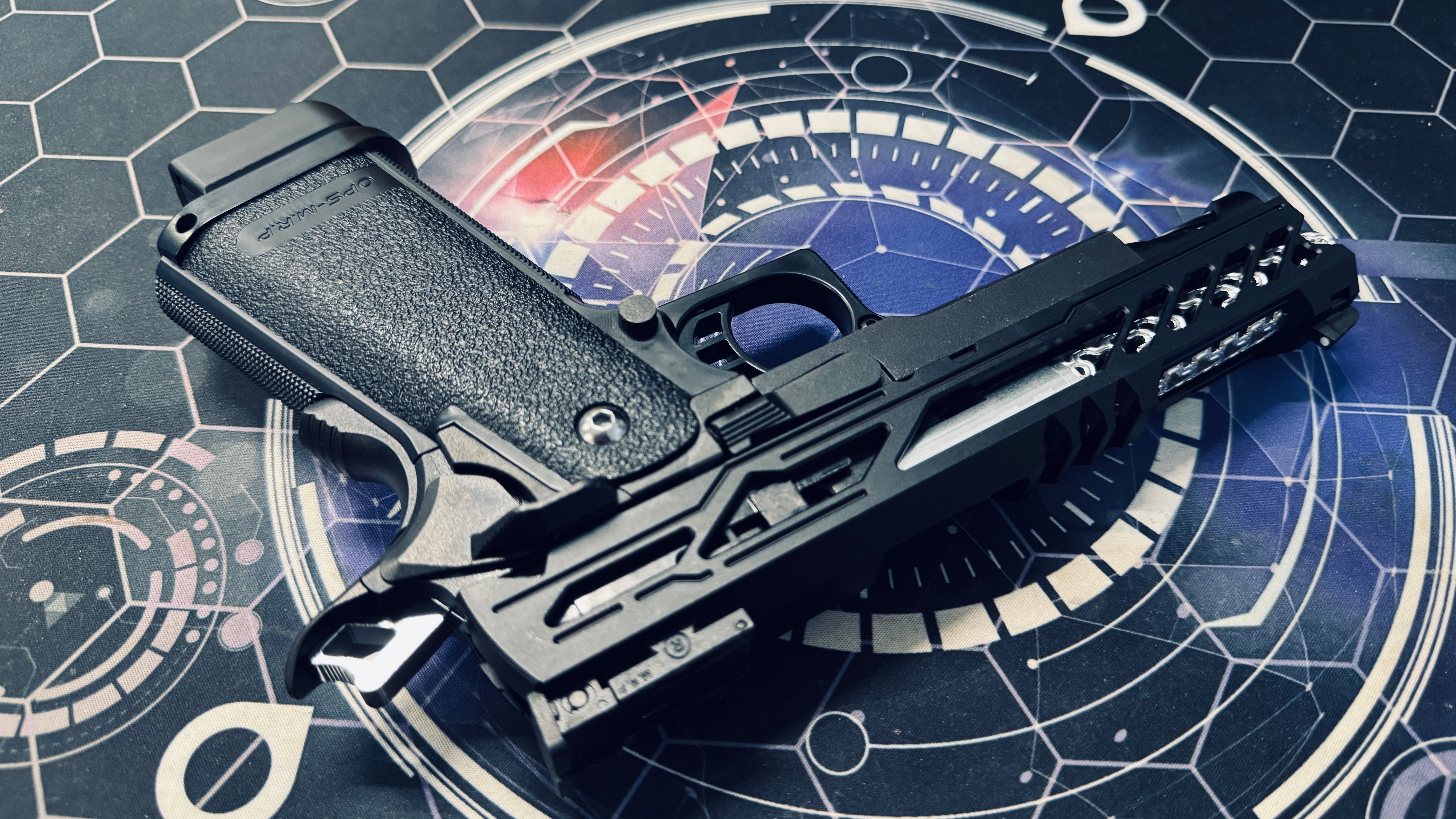 Custom Tokyo Marui/Dr Black Hi-Capa 5.1 GBB Pistol Gel Blaster - Type Y/Geom - Image 7