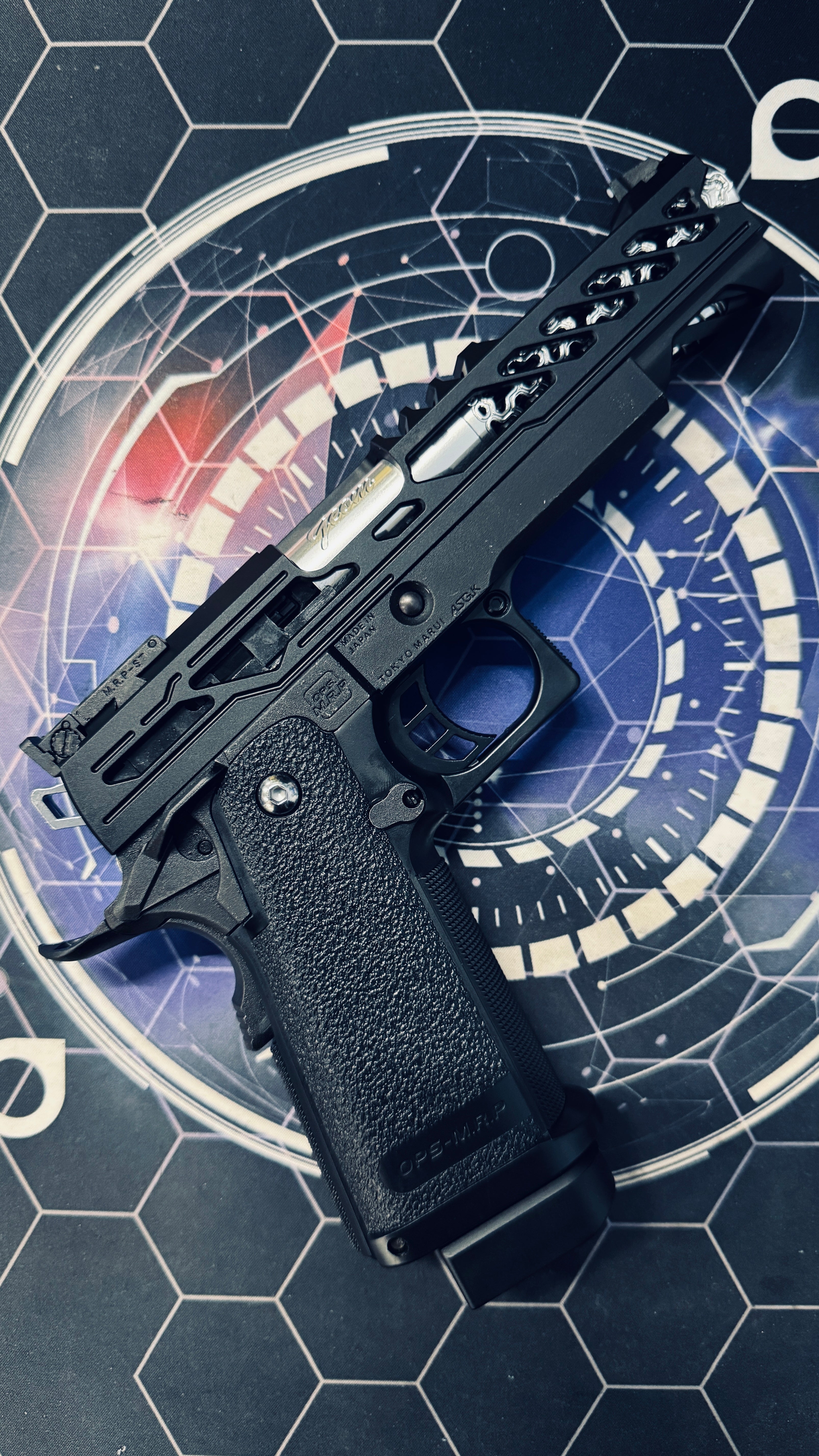 Custom Tokyo Marui/Dr Black Hi-Capa 5.1 GBB Pistol Gel Blaster - Type Y/Geom - Image 8