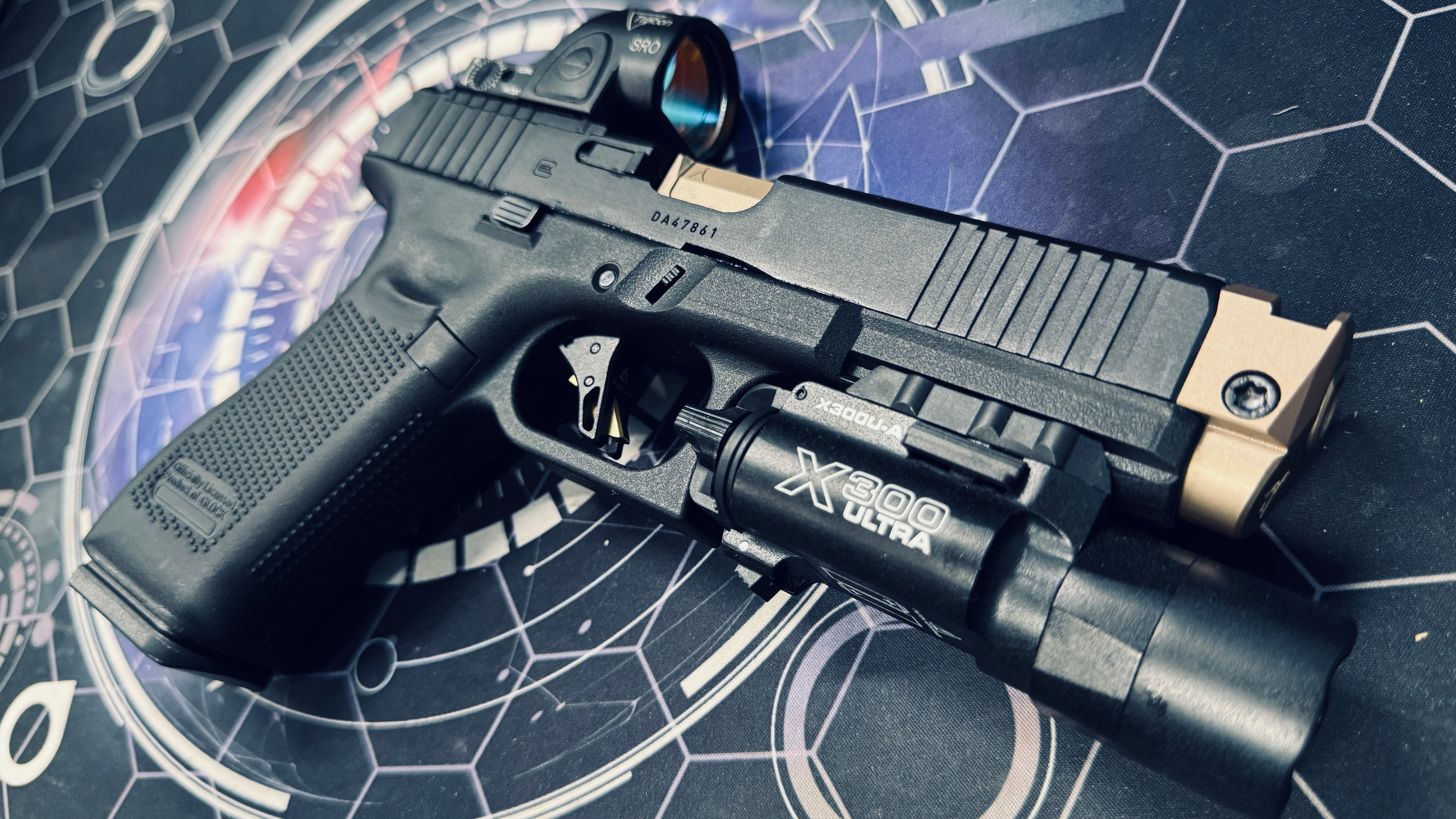 Custom Umarex Glock G17 MOS Gen 5 Gas Blowback Gel Blaster