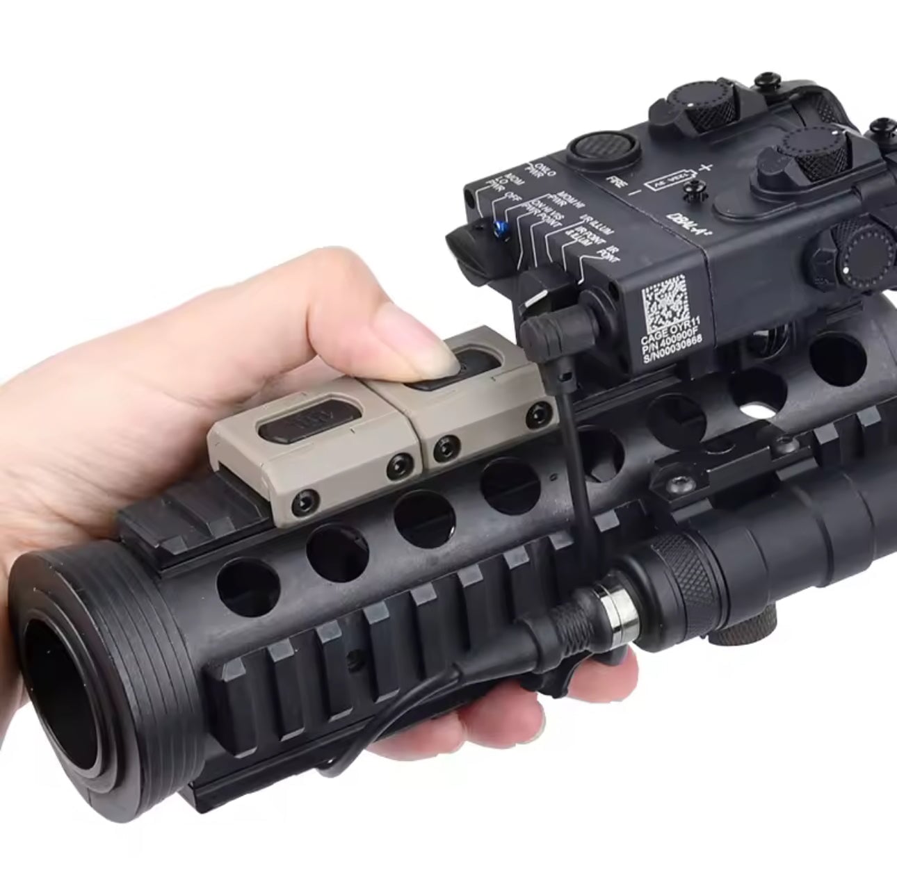 NGAL Tactical Flashlight Set w/20mm Rail/MLOK Remote Switch - Image 6