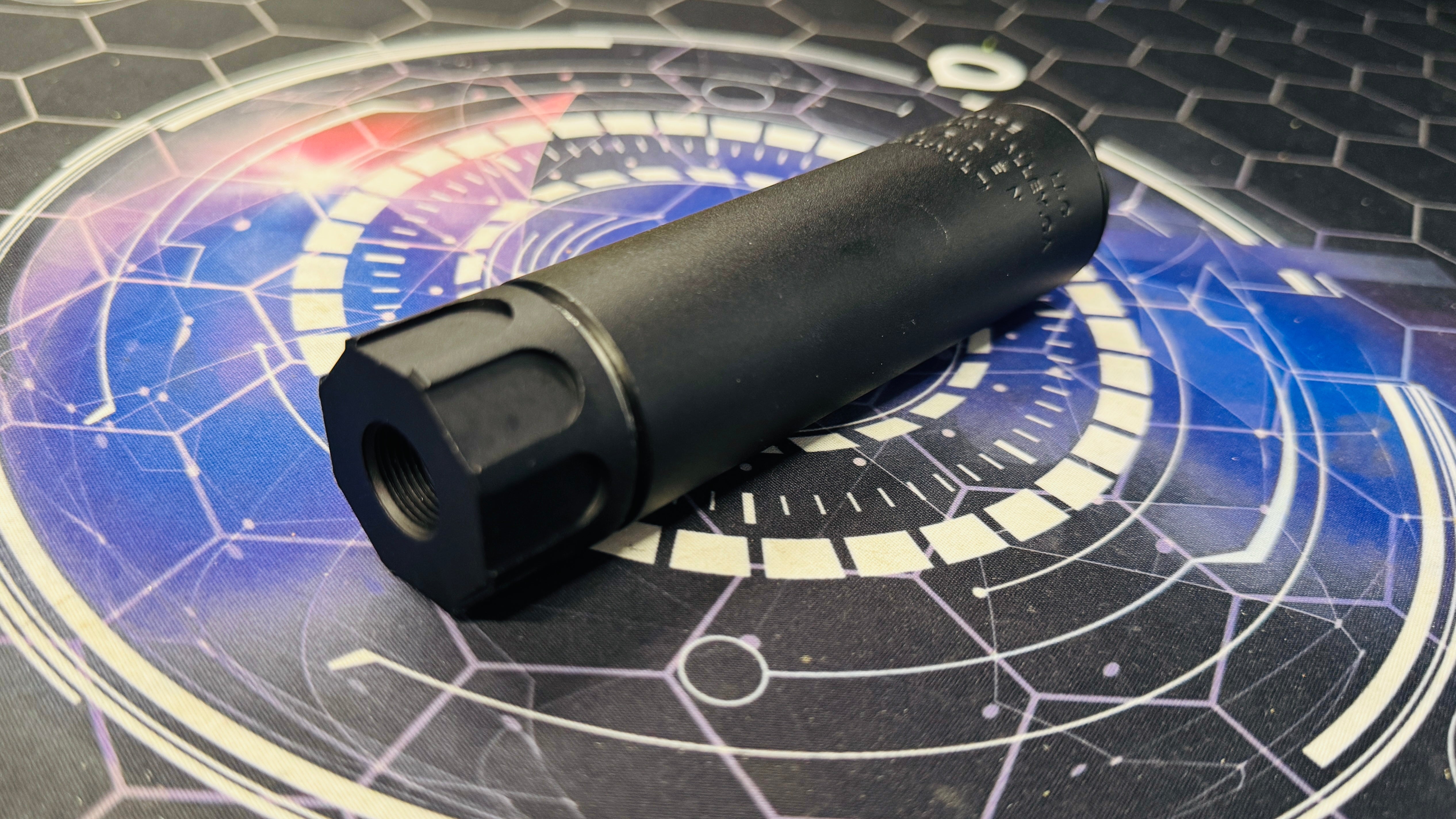 Surefire Warden 5' Full Metal Mock Suppressor (14mm CCW) Black - Image 2