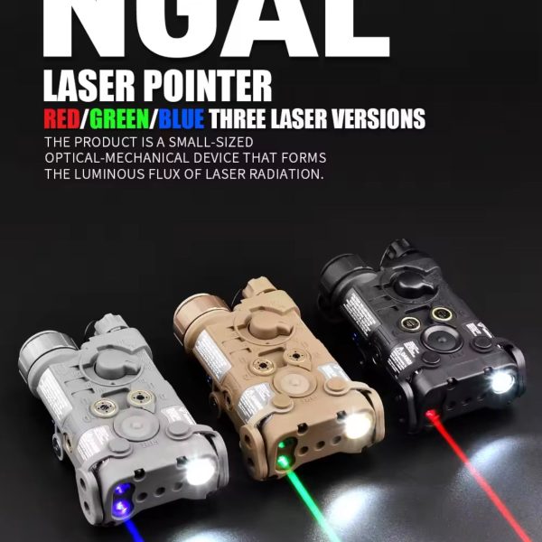 NGAL Tactical Flashlight Set w/20mm Rail/MLOK Remote Switch