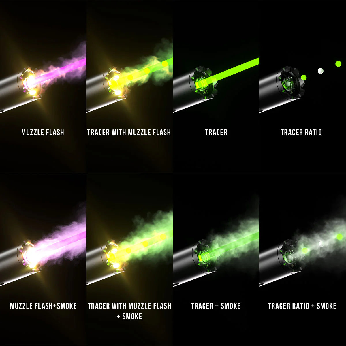 Eshooter Flare Smoky BT Gel Blaster Tracer Unit - Image 6