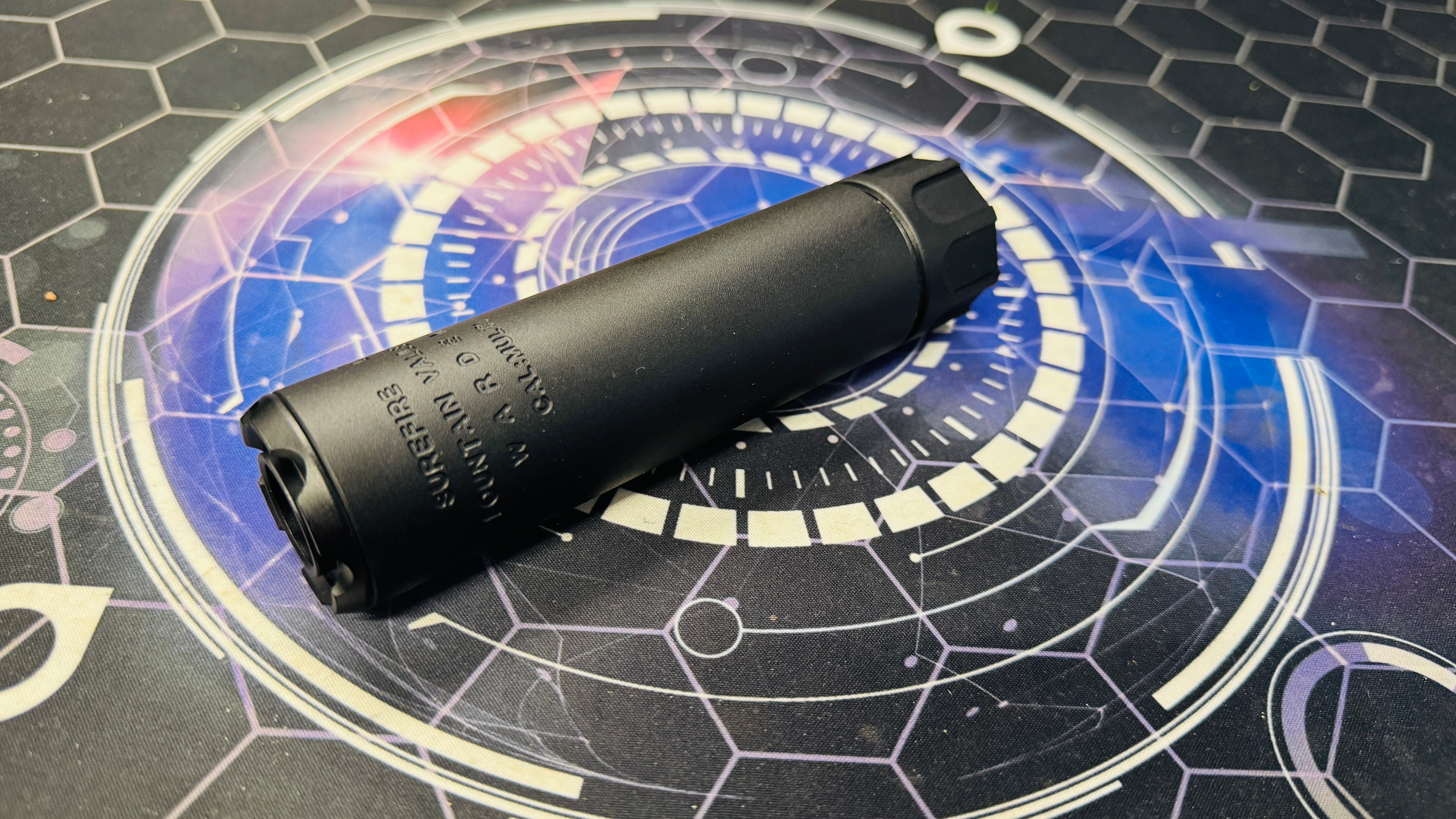 Surefire Warden 5' Full Metal Mock Suppressor (14mm CCW) Black - Image 6