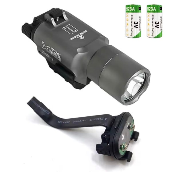 SOTAC X300U High Output Weapon Flashlight w/Switch & Batteries Kit - Dark Earth Grey