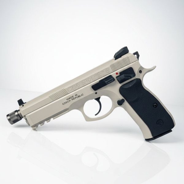 KJ CZ75 SP-01 Shadow Gas Blowback IPSC Dry Fire Blaster - Urban Grey