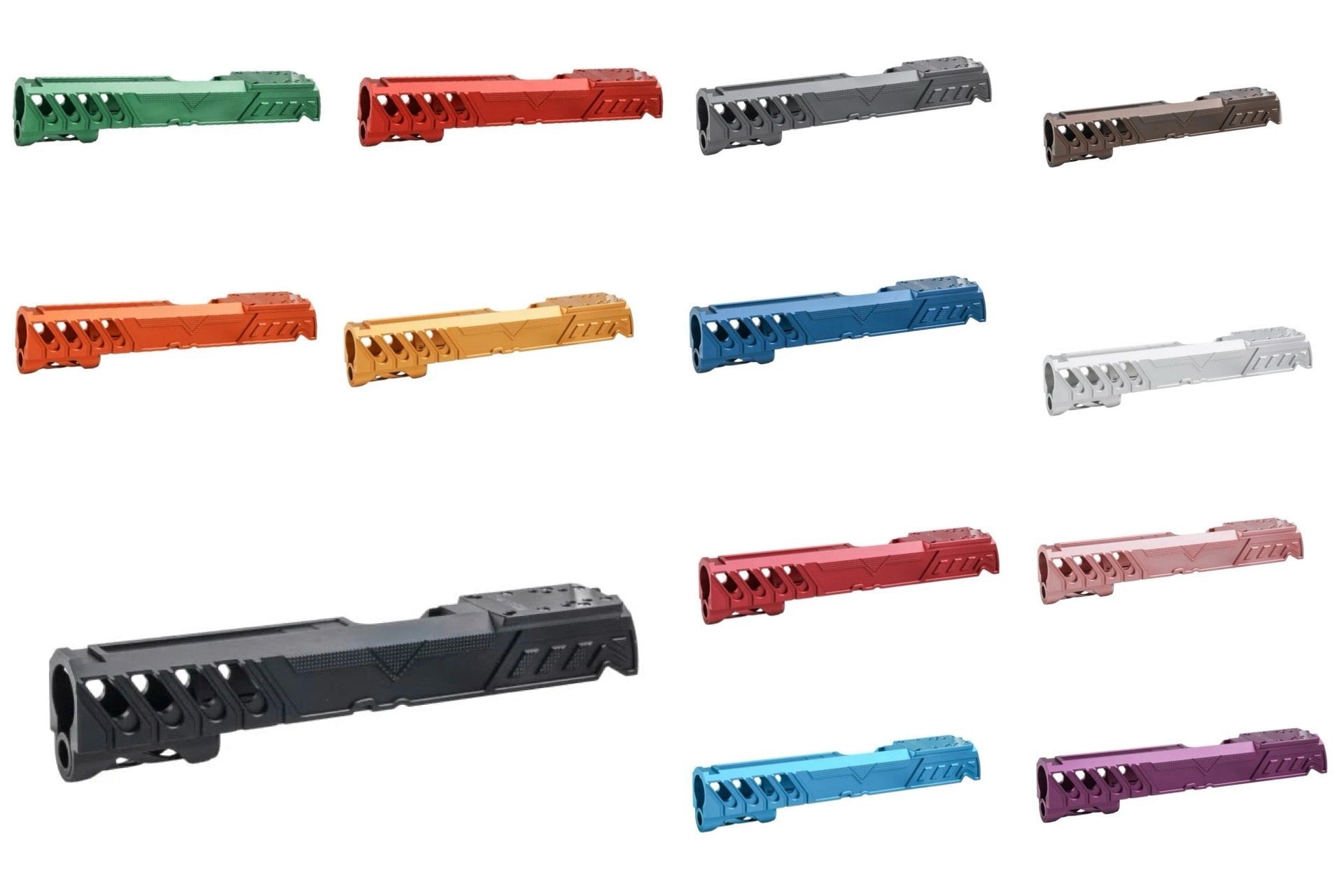 Dr. Black Aluminium Optics Ready Slide For Tokyo Marui Hi Capa 5.1 GBB (Type W MOS) - Image 2