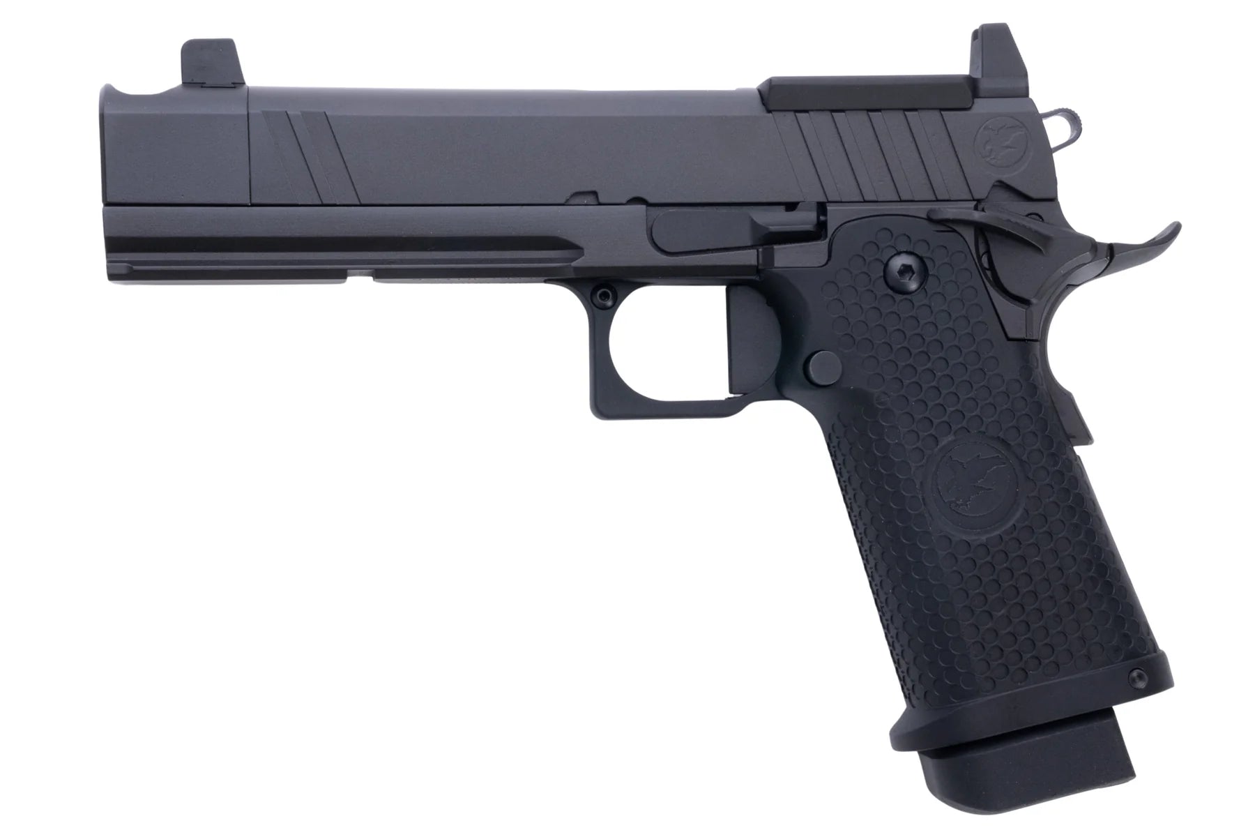 RWA Nighthawk Custom TRS Comp GBB Pistol Gel Blaster - Black - Image 2