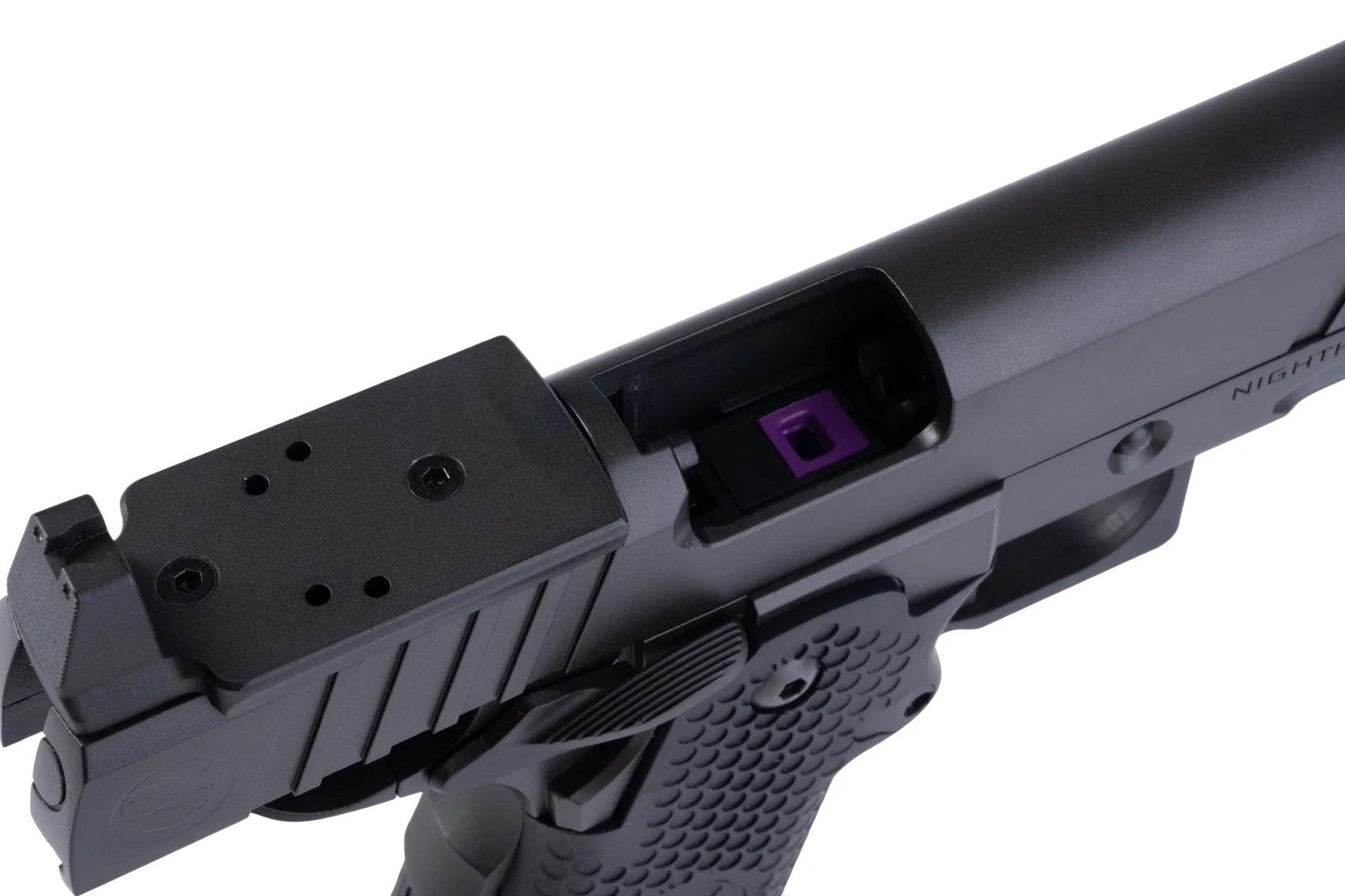 RWA Nighthawk Custom TRS Comp GBB Pistol Gel Blaster - Black - Image 8