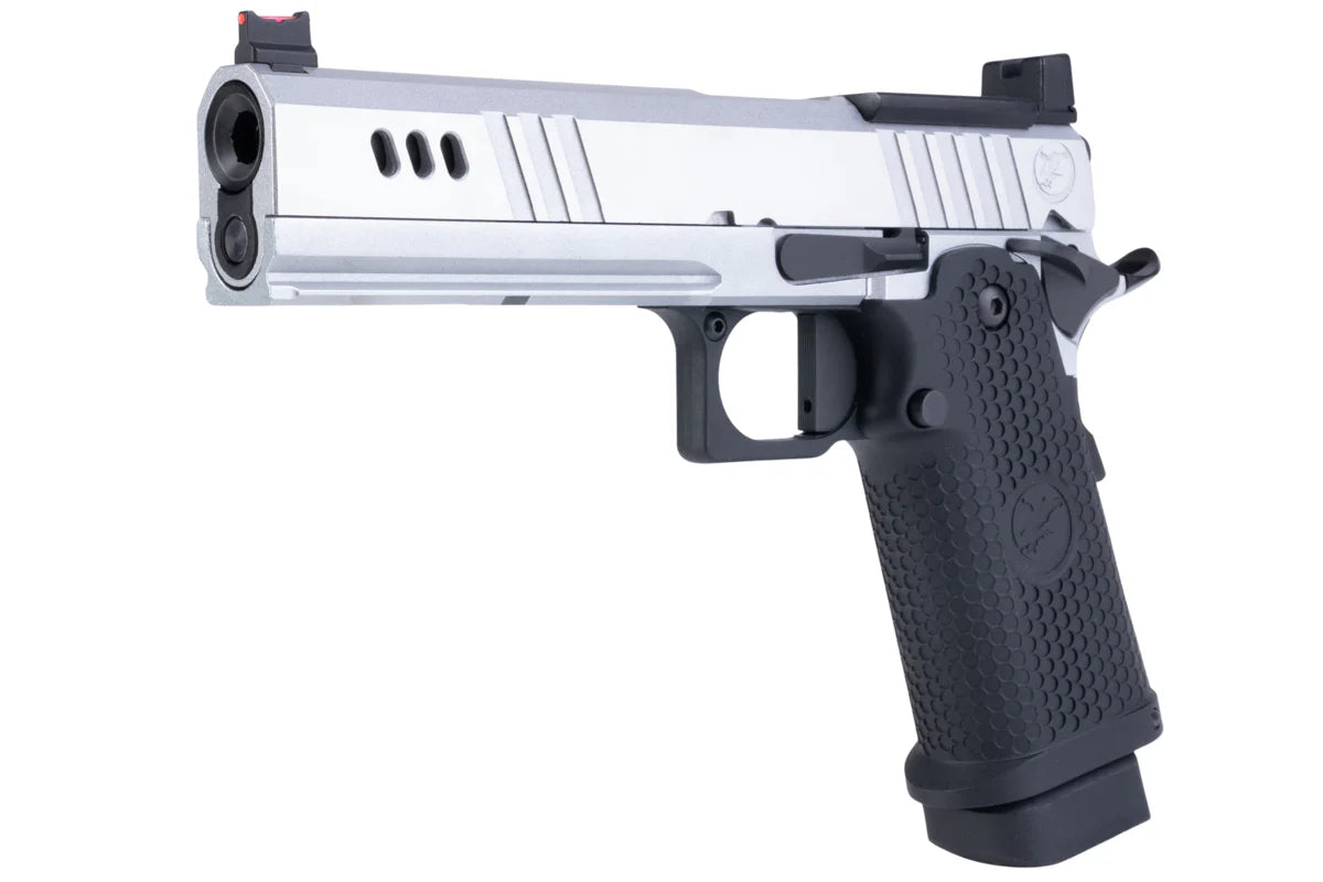 RWA Nighthawk Custom BDS9 GBB Pistol Gel Blaster - Silver - Image 3
