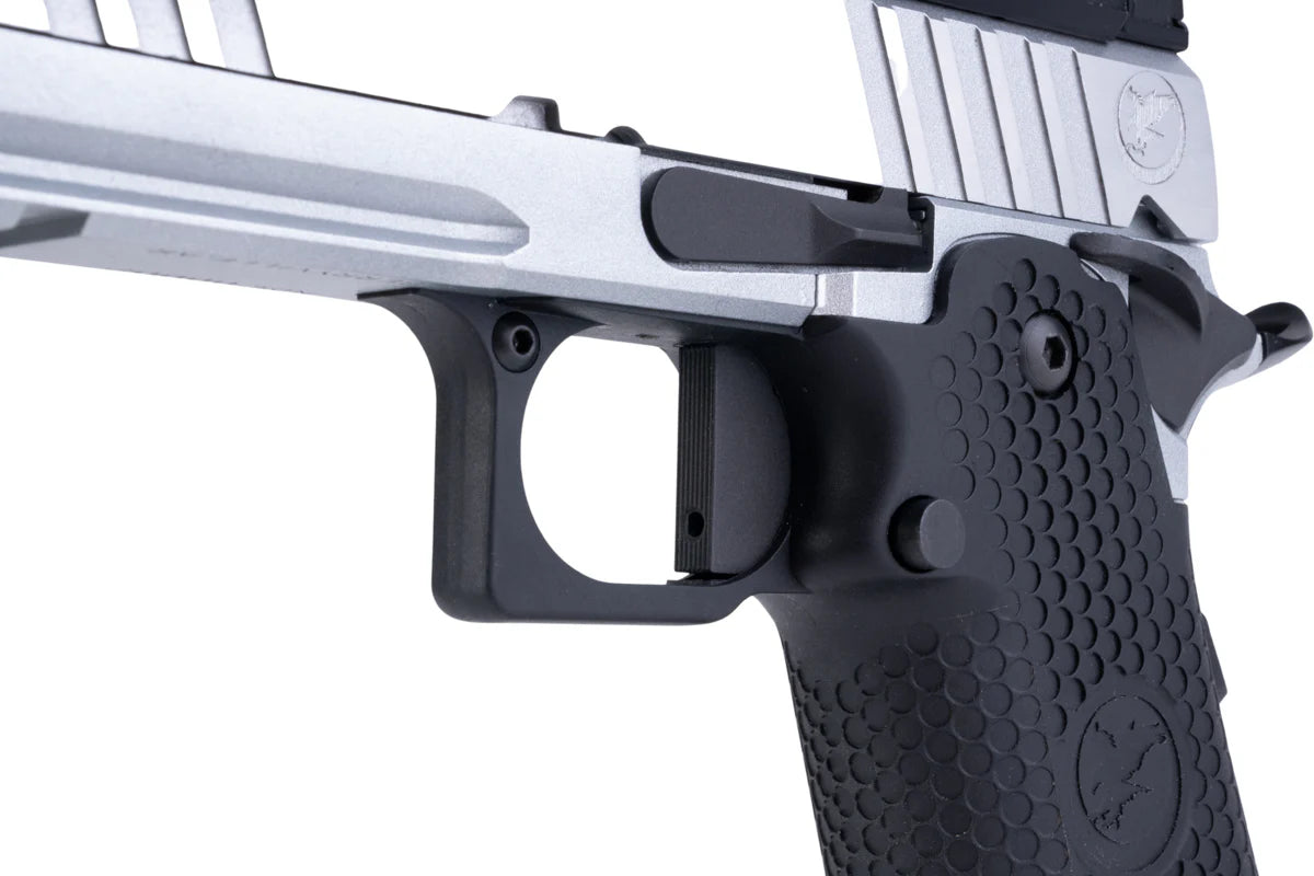 RWA Nighthawk Custom BDS9 GBB Pistol Gel Blaster - Silver - Image 7