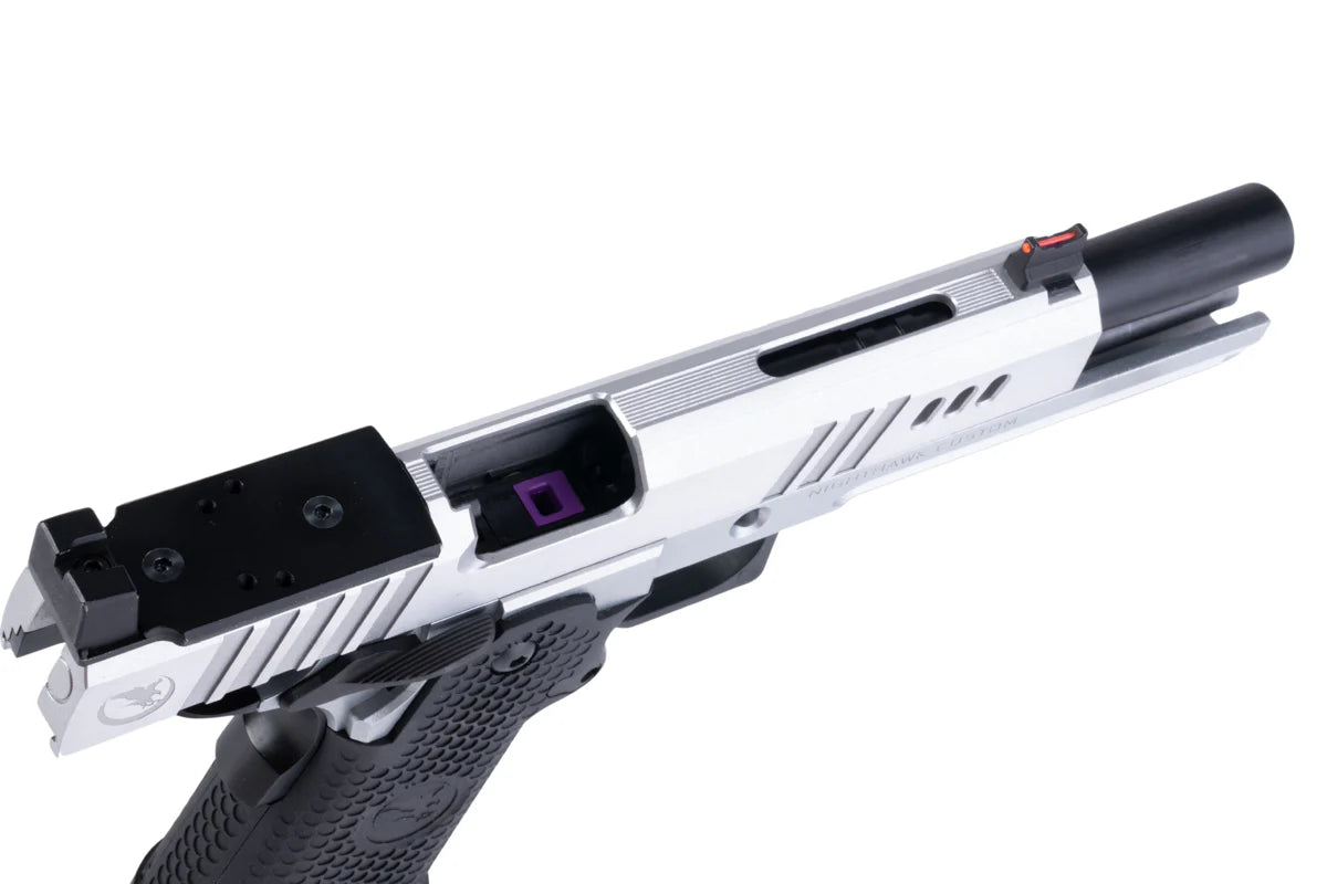 RWA Nighthawk Custom BDS9 GBB Pistol Gel Blaster - Silver - Image 8