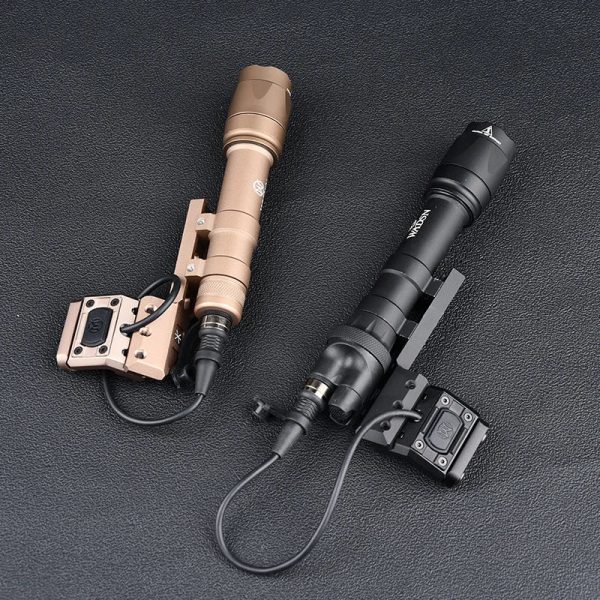 M600 Tactical Flashlight Set w/20mm Rail Remote Switch