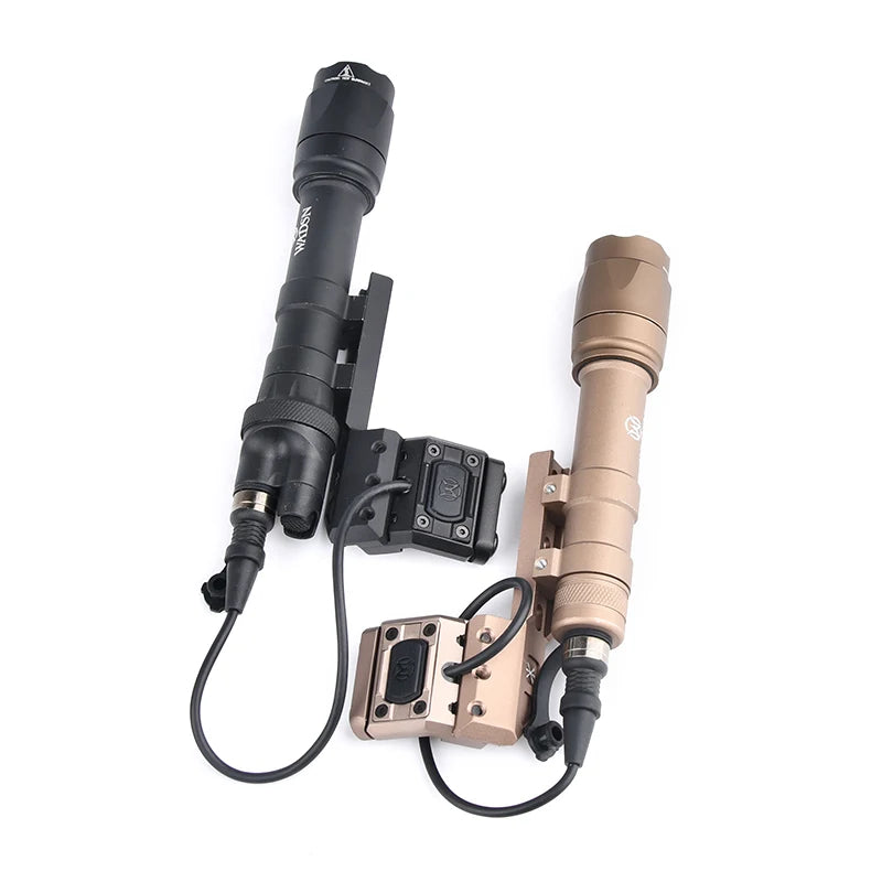 M600 Tactical Flashlight Set w/20mm Rail Remote Switch - Image 2