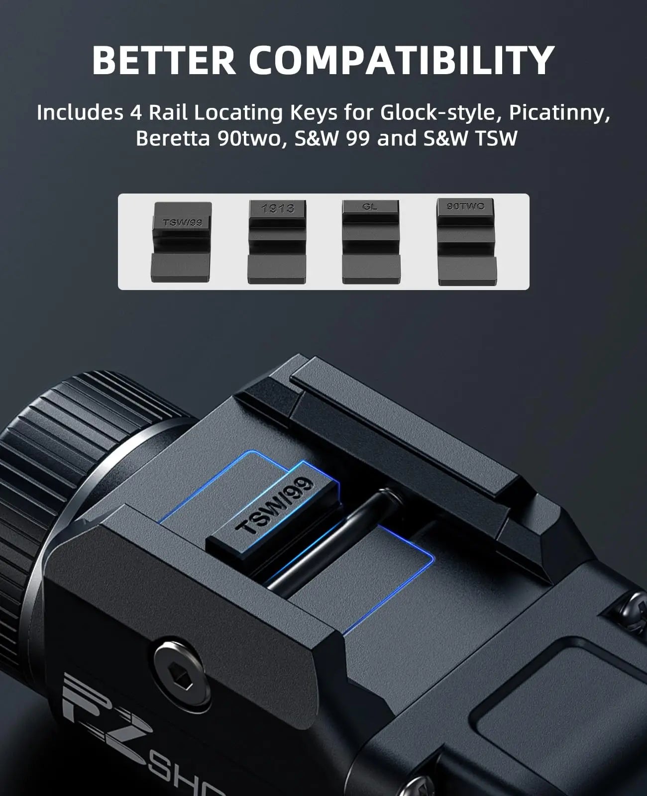 FZ Shoot Weapon Flashlight - Black - Image 5