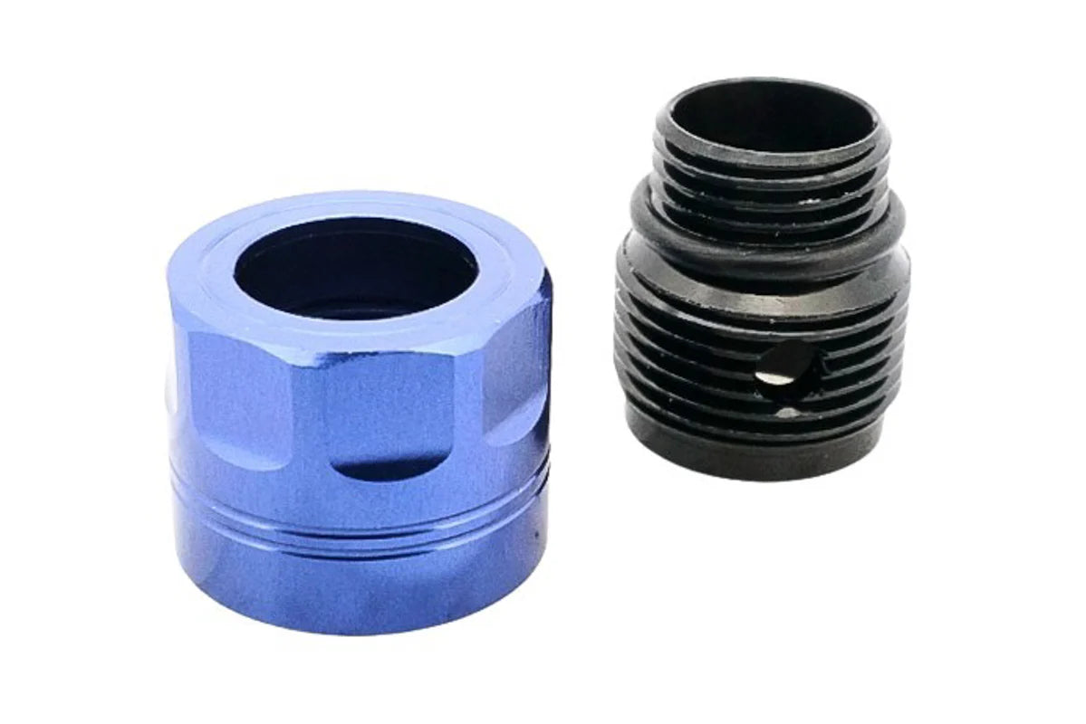Dr. Black Aluminium Type A Barrel Thread Protector With Adaptor (11mm CW to 14mm CCW) - Image 6