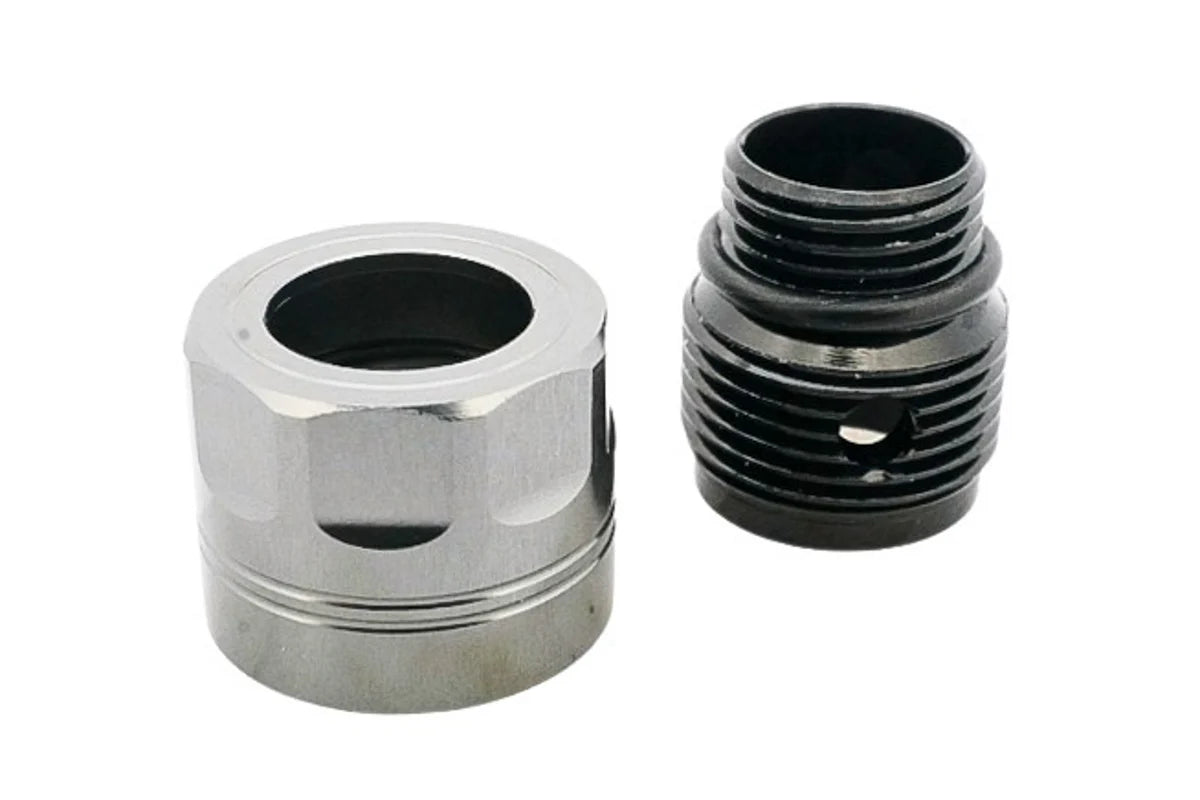 Dr. Black Aluminium Type A Barrel Thread Protector With Adaptor (11mm CW to 14mm CCW) - Image 4