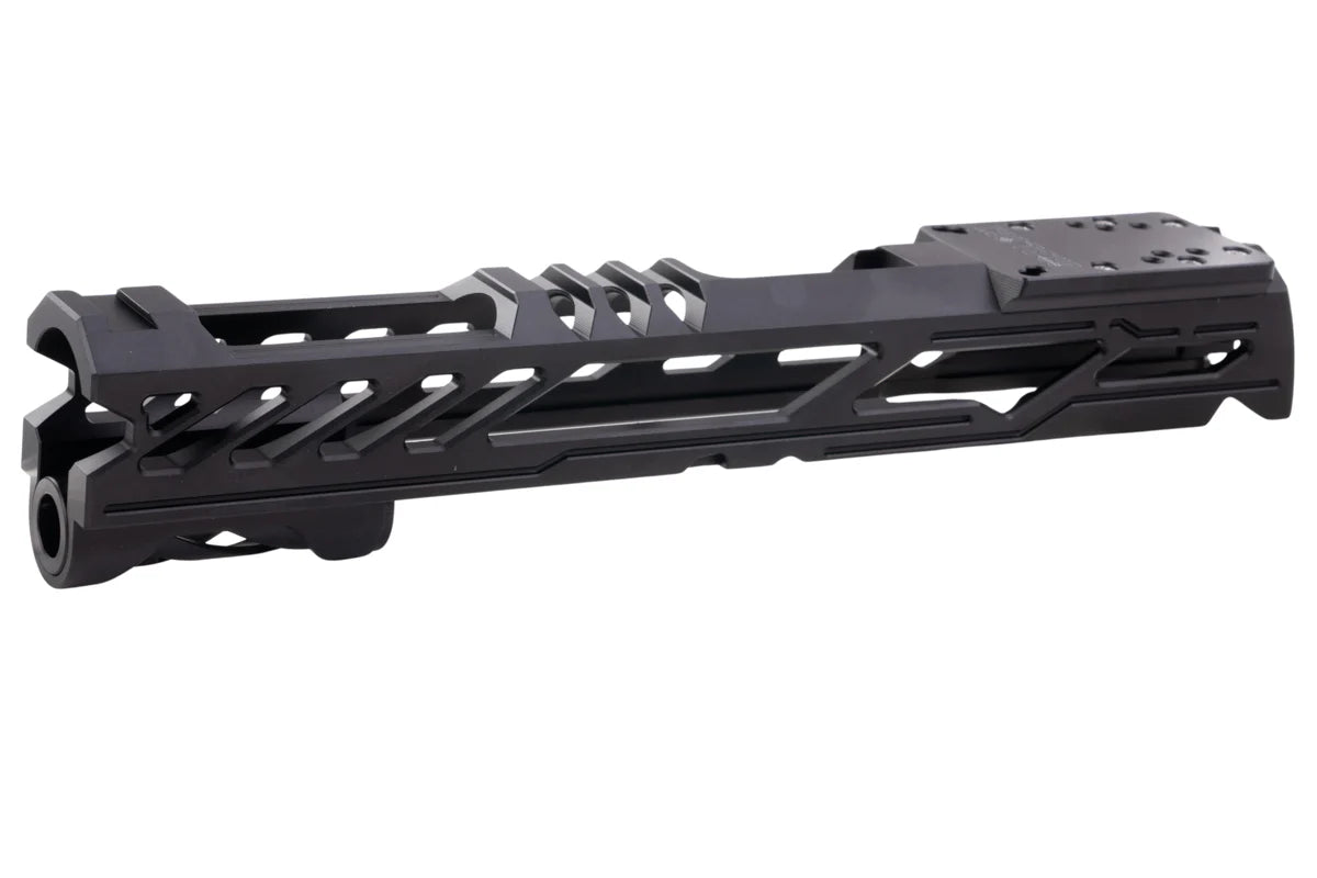Dr. Black Aluminium Optics Ready Slide For Tokyo Marui Hi Capa 5.1 GBB (Type Y MOS) - Black - Image 2