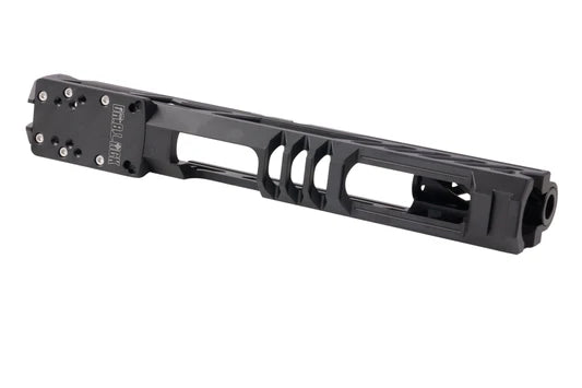 Dr. Black Aluminium Optics Ready Slide For Tokyo Marui Hi Capa 5.1 GBB (Type Y MOS) - Black - Image 4