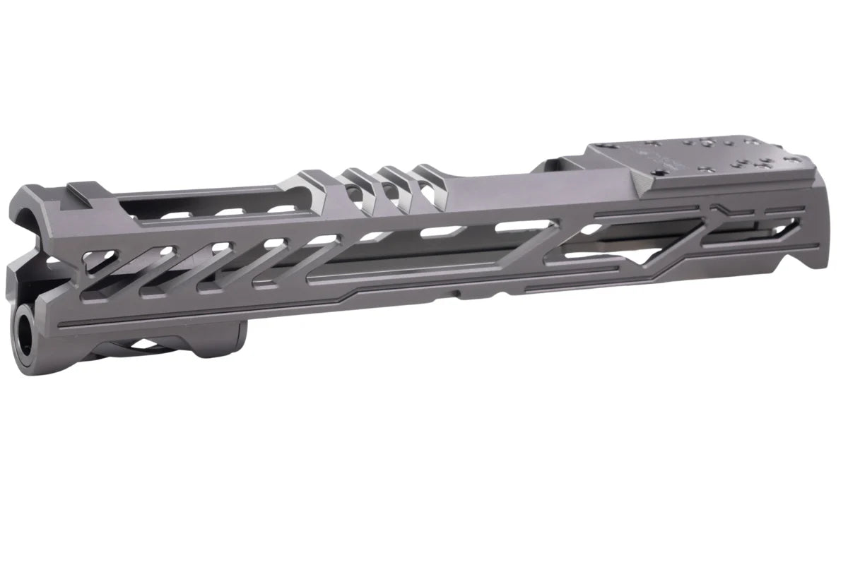 Dr. Black Aluminium Optics Ready Slide For Tokyo Marui Hi Capa 5.1 GBB (Type Y MOS) - Black - Image 7