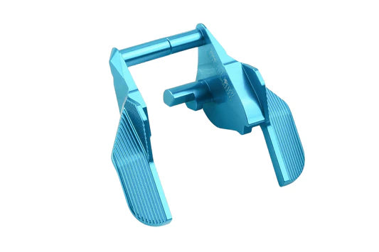 Dr. Black Aluminium Type B Thumb Safety For Tokyo Marui Hi Capa GBB - Aqua - Image 2
