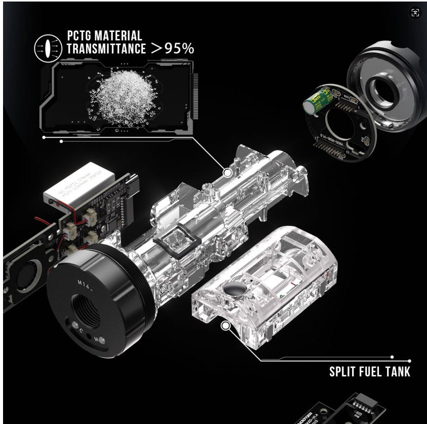 Eshooter Flare Smoky BT Gel Blaster Tracer Unit - Image 12