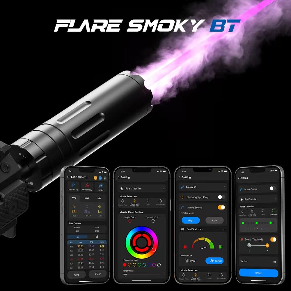 Eshooter Flare Smoky BT Gel Blaster Tracer Unit - Image 14